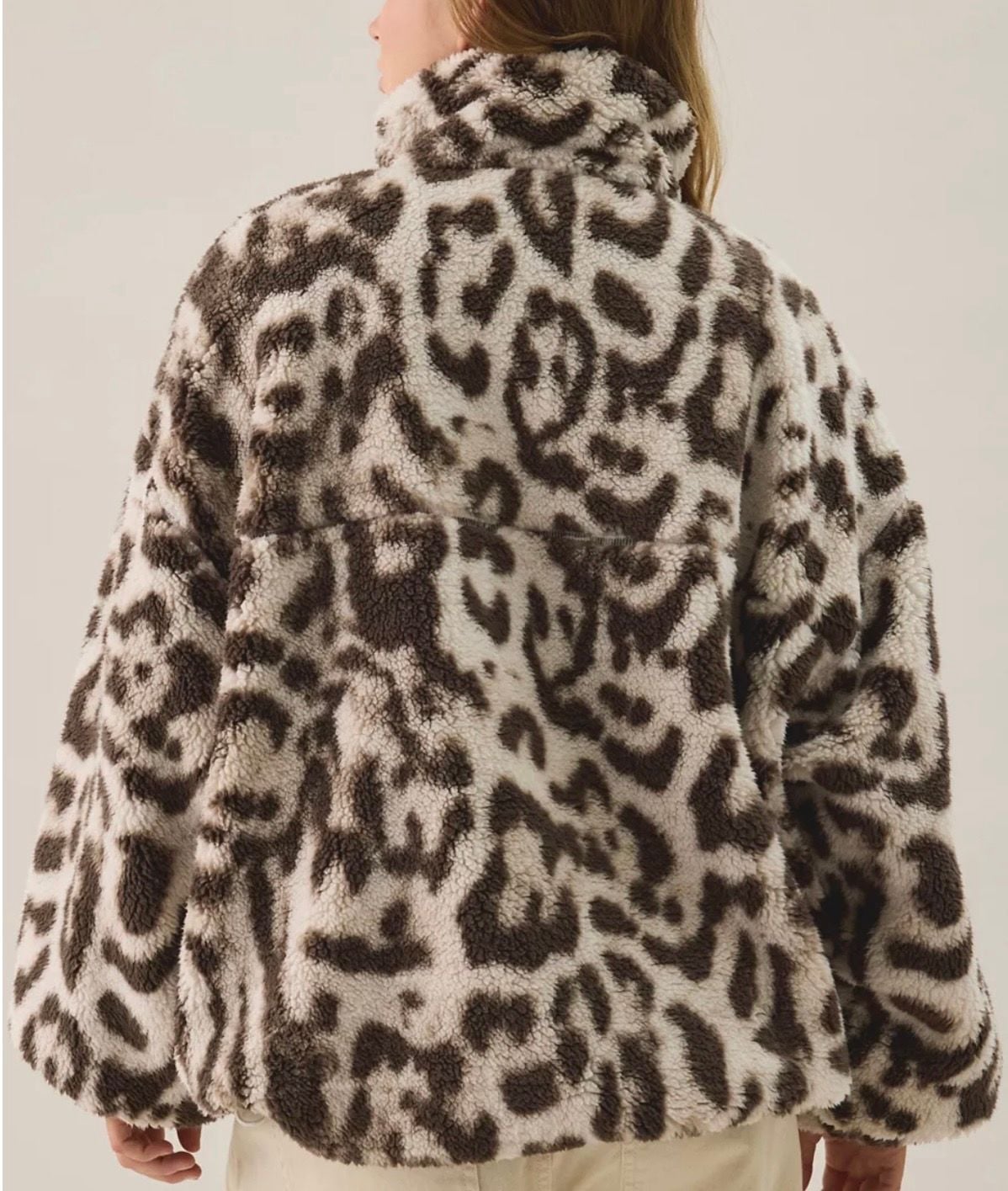 BDG Urban Outfitters Mae print fleece jacket size Small 3