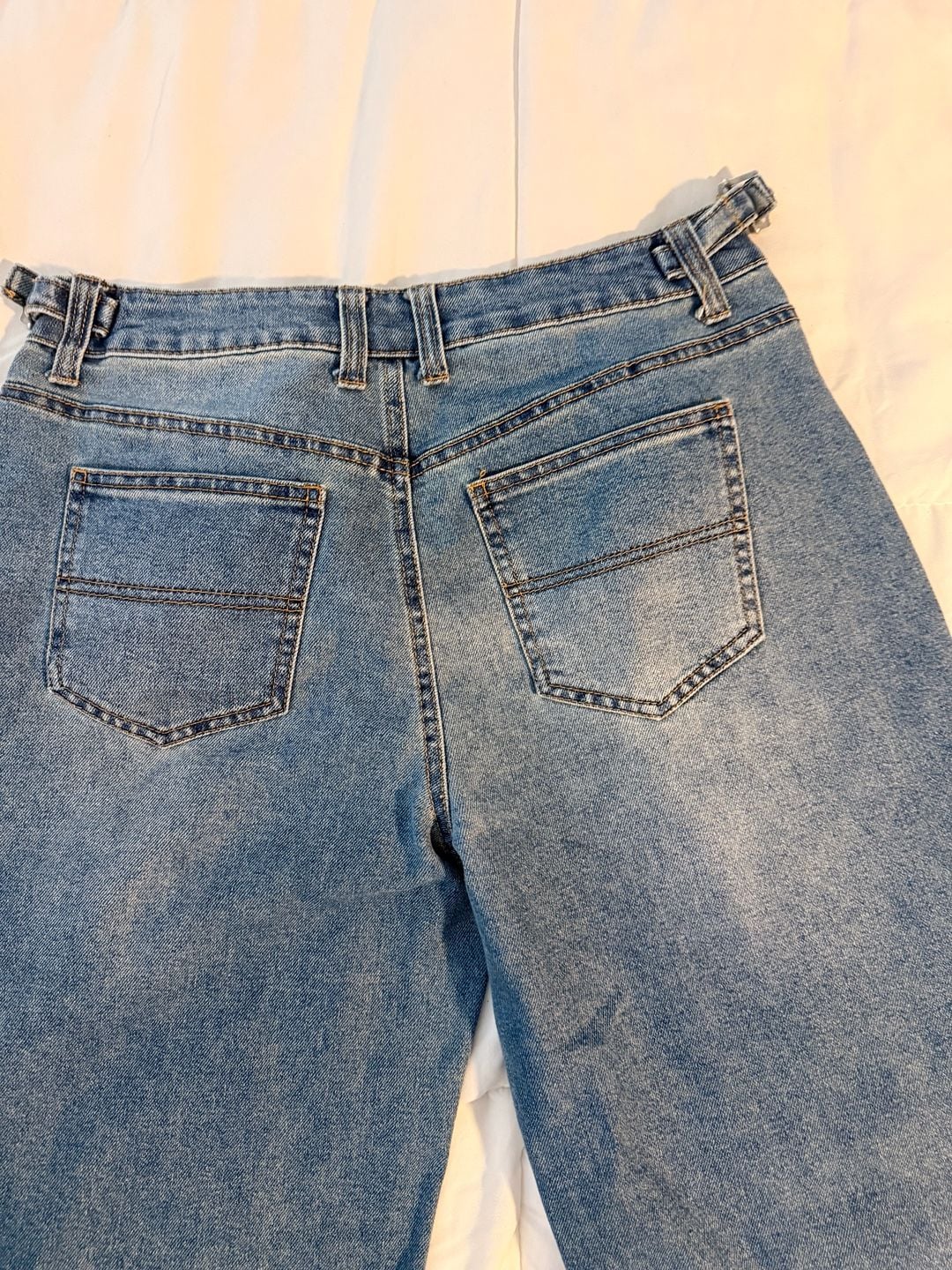 Love Cult Denim Jeans Size 9 Blue Carpenter Double Front 9