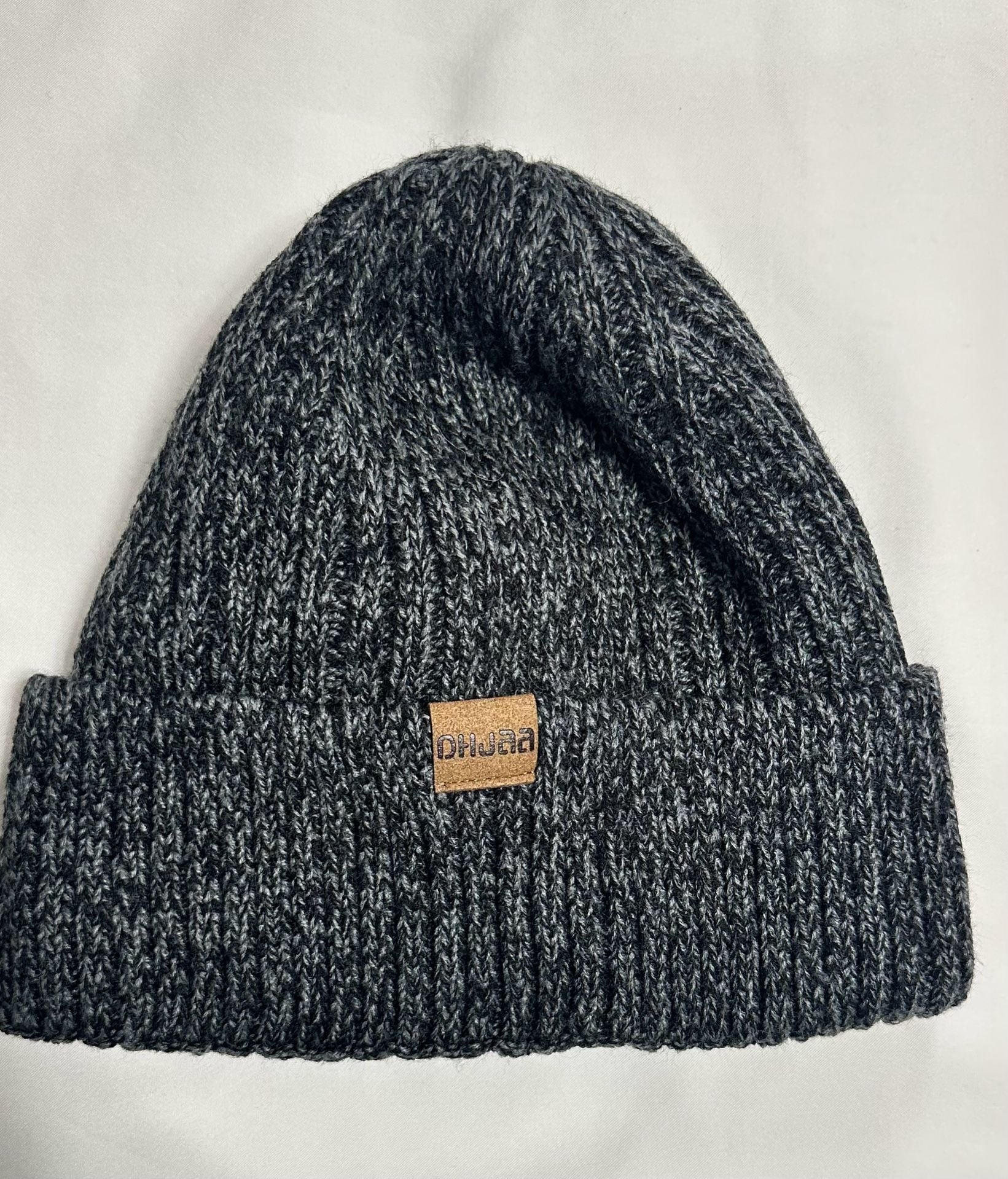 Dhuaa Fleece Lined Knit Beanie Charcoal Gray 2