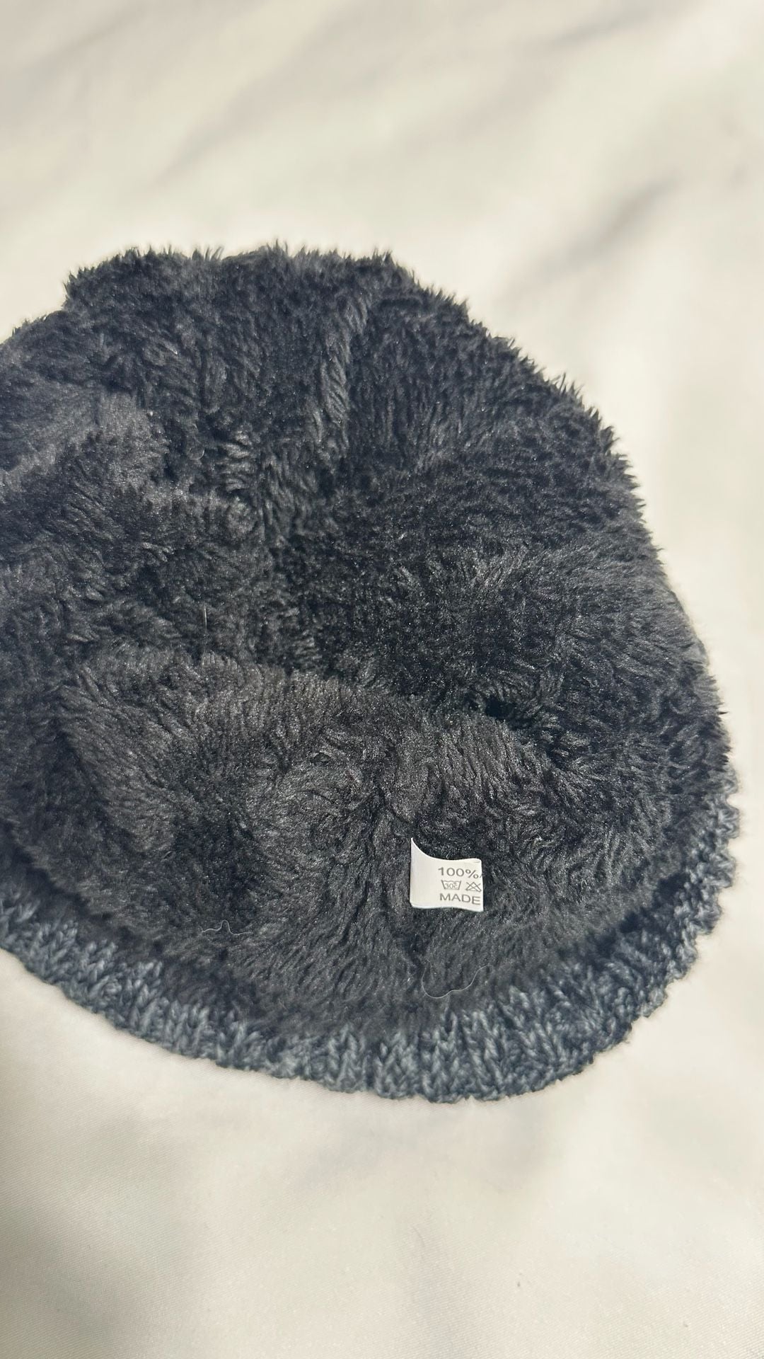 Dhuaa Fleece Lined Knit Beanie Charcoal Gray 4