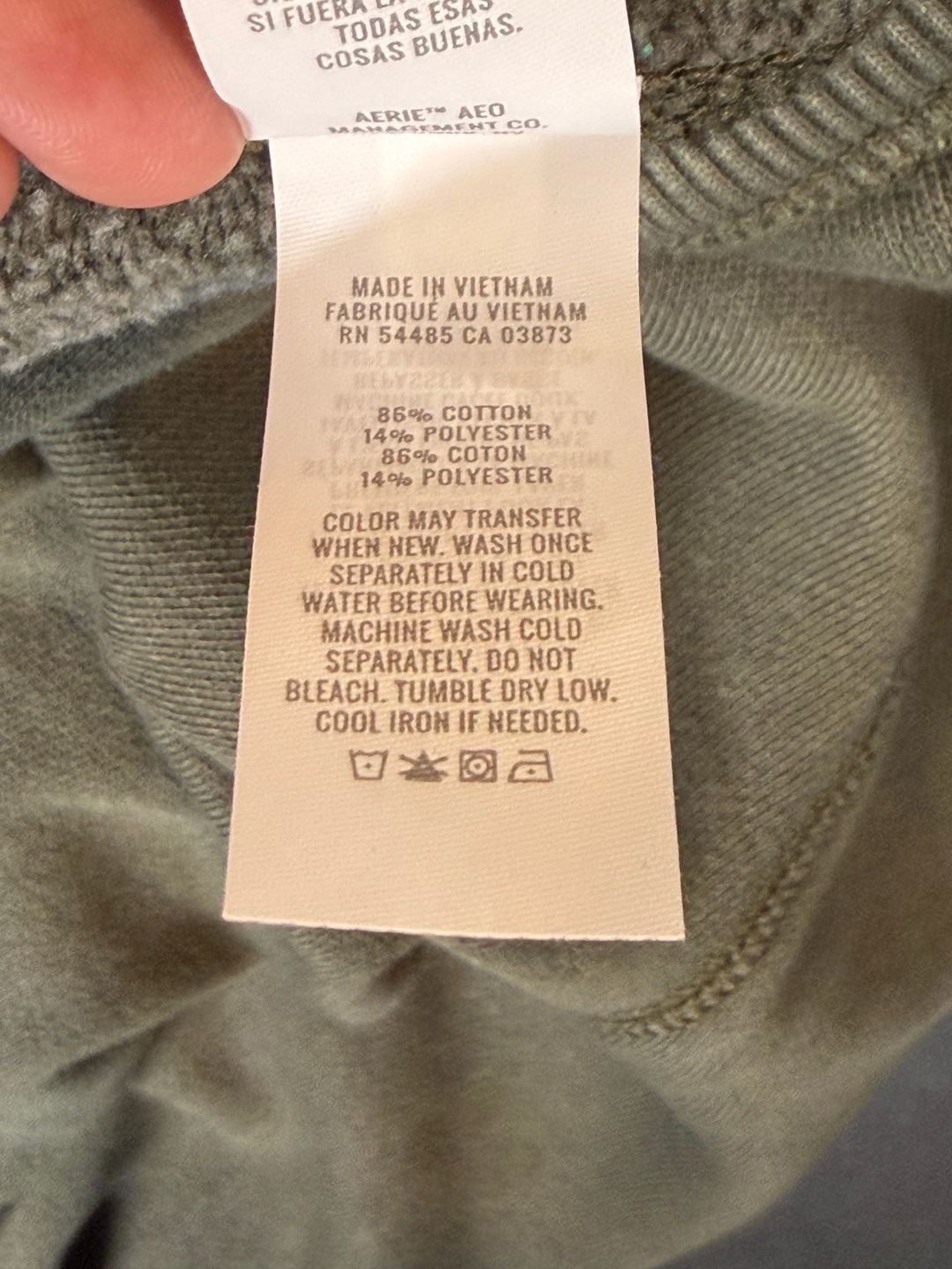 Aerie Jogger Pants Small Green 7