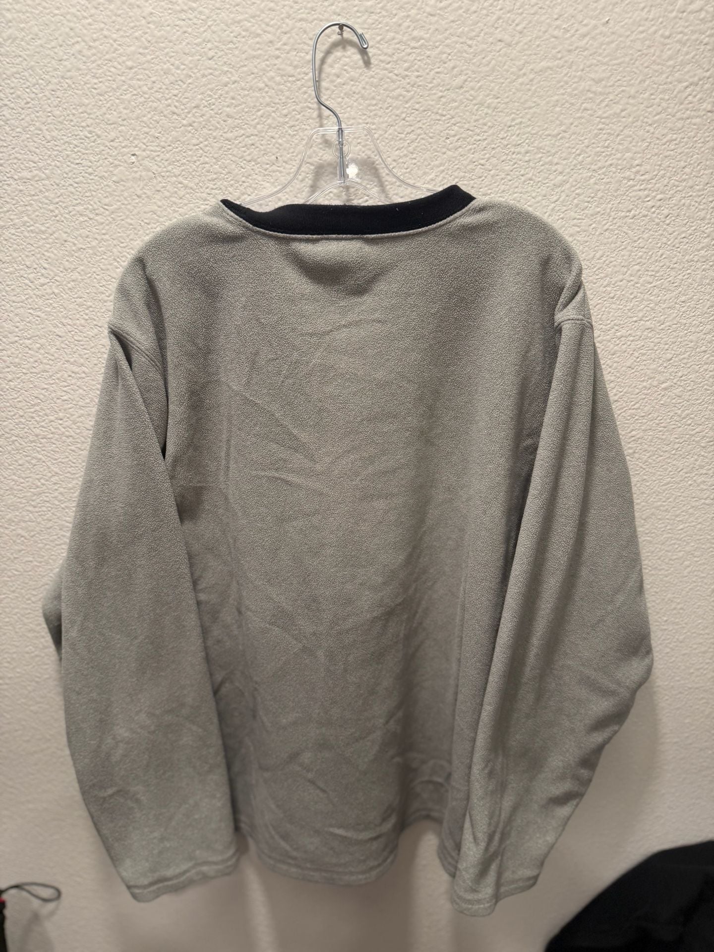 Disney Store Mickey Mouse Fleece Sweatshirt Size L Gray All Around Nice Guy 5