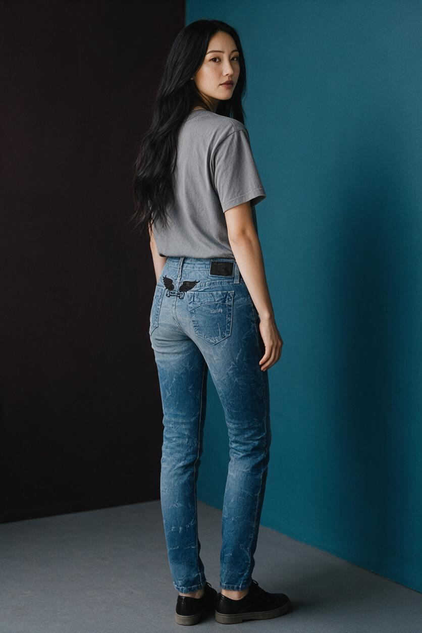 Robin's Jean Skinny Jeans Blue Denim 2
