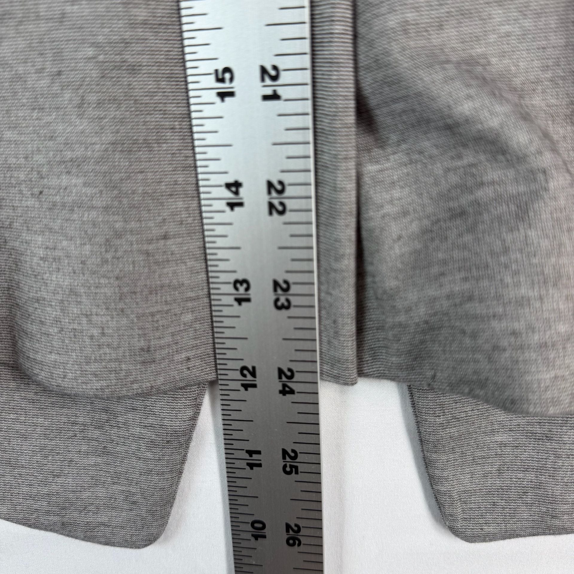 H&M Blazer Size US 12 Gray Lined Single Button Flap Pockets 8