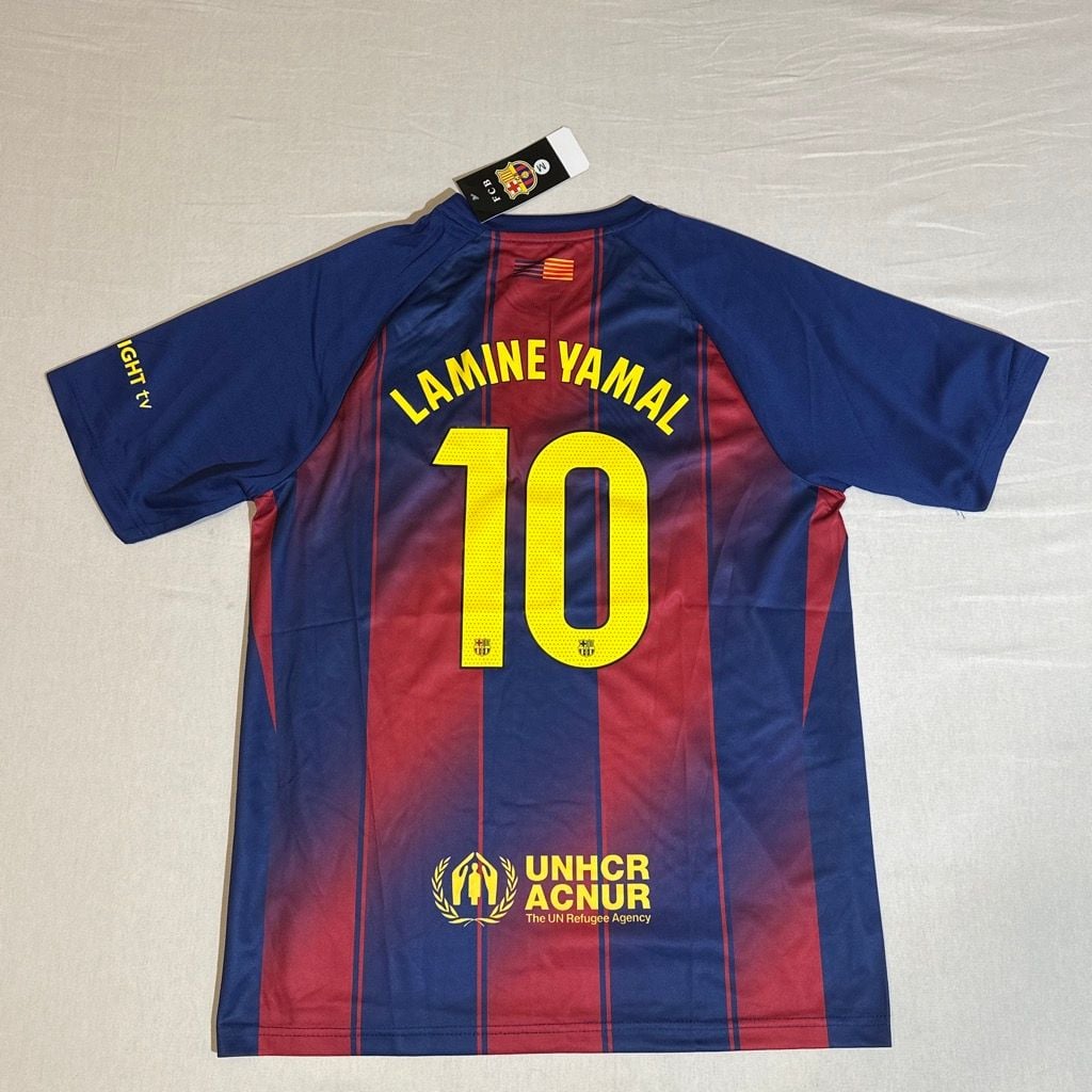 FC Barcelona Lamine Yamal Soccer Jersey Size M 3