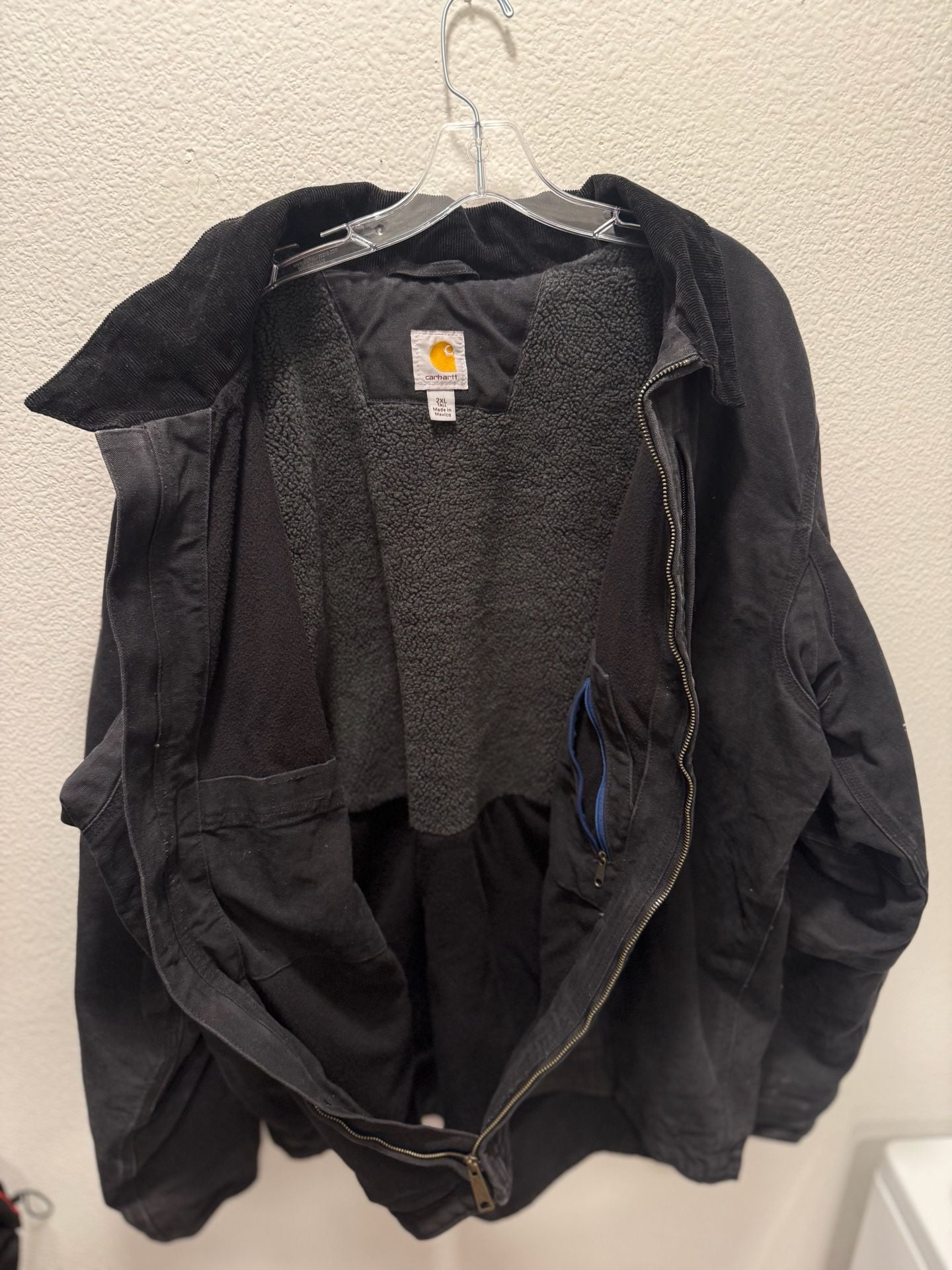 Carhartt Full Swing Armstrong Jacket Size 2XL Tall Black Sherpa Lined 4