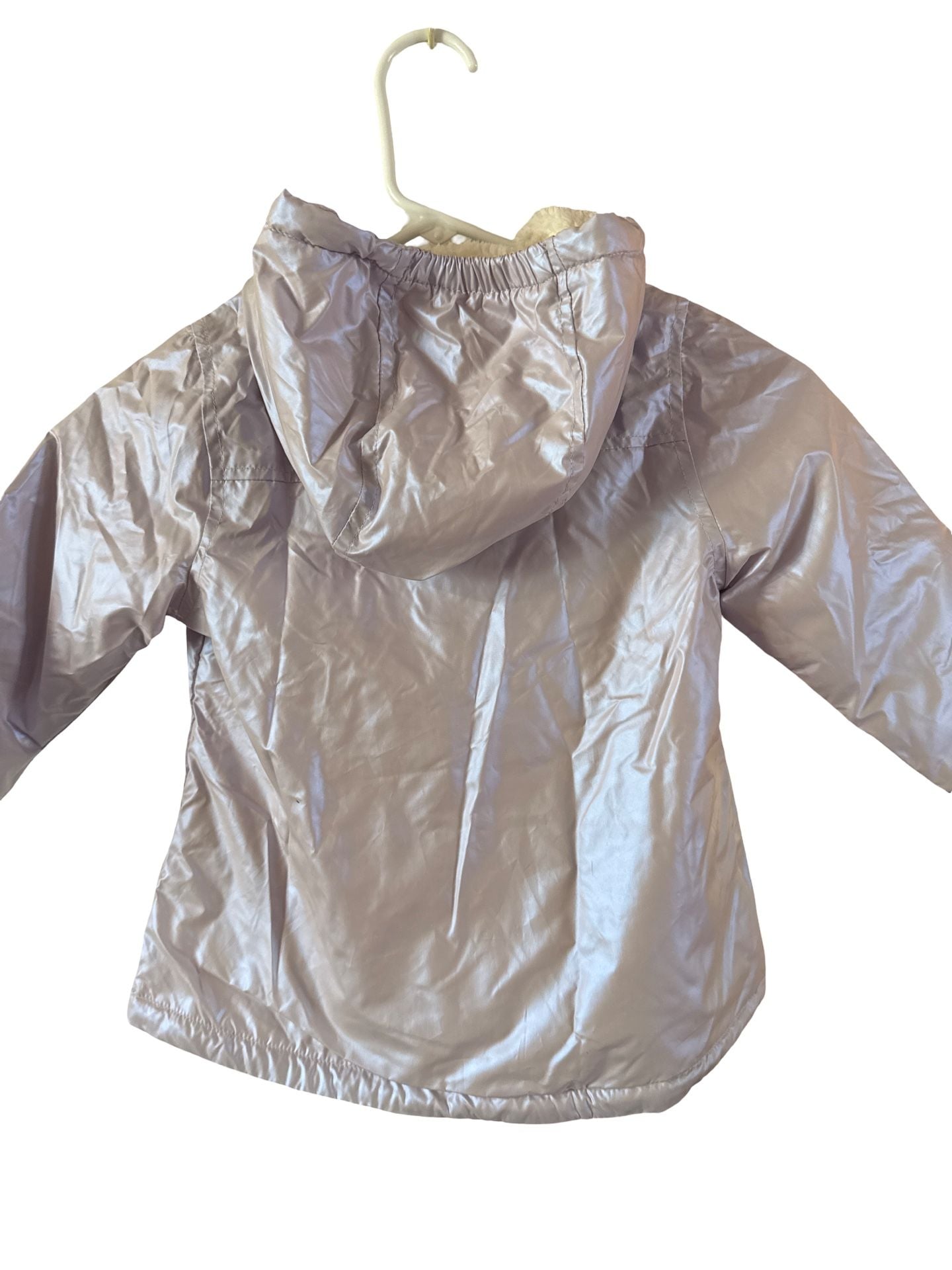 Carter's Lightweight Jacket Size 4T Lavender Fleece Lined 3