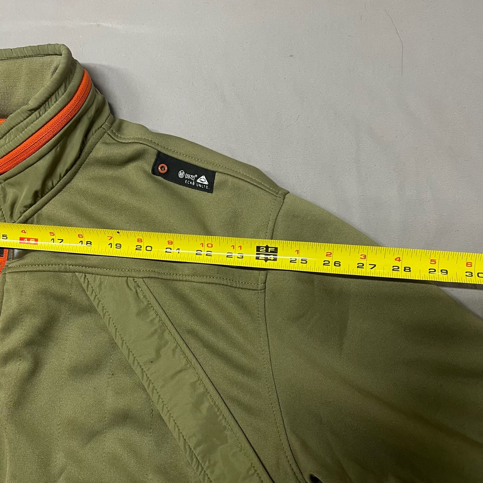 Ecko Unltd. Jacket Size Large Olive Green Full Zip Utility Track Jacket 9