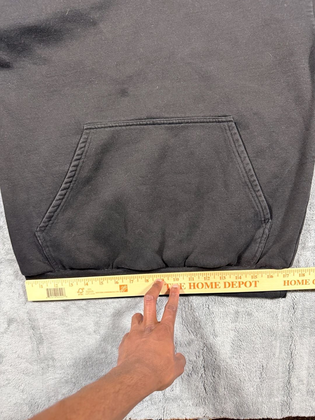 Comfrt Signature Hoodie Size S Black Cotton Blend Pullover 6