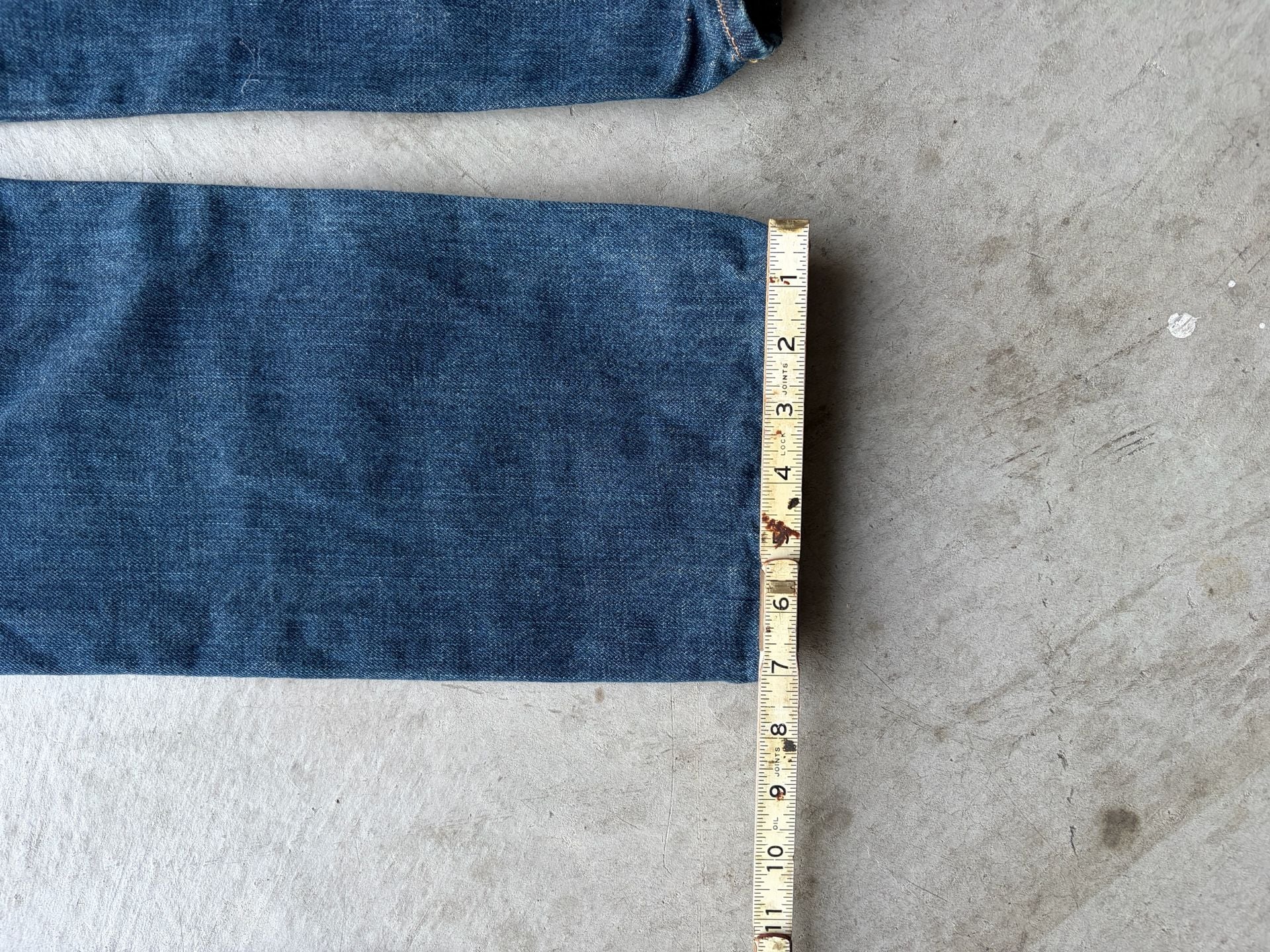 Hollister Distressed Jeans Size 30x30 Blue Denim Button Fly 7