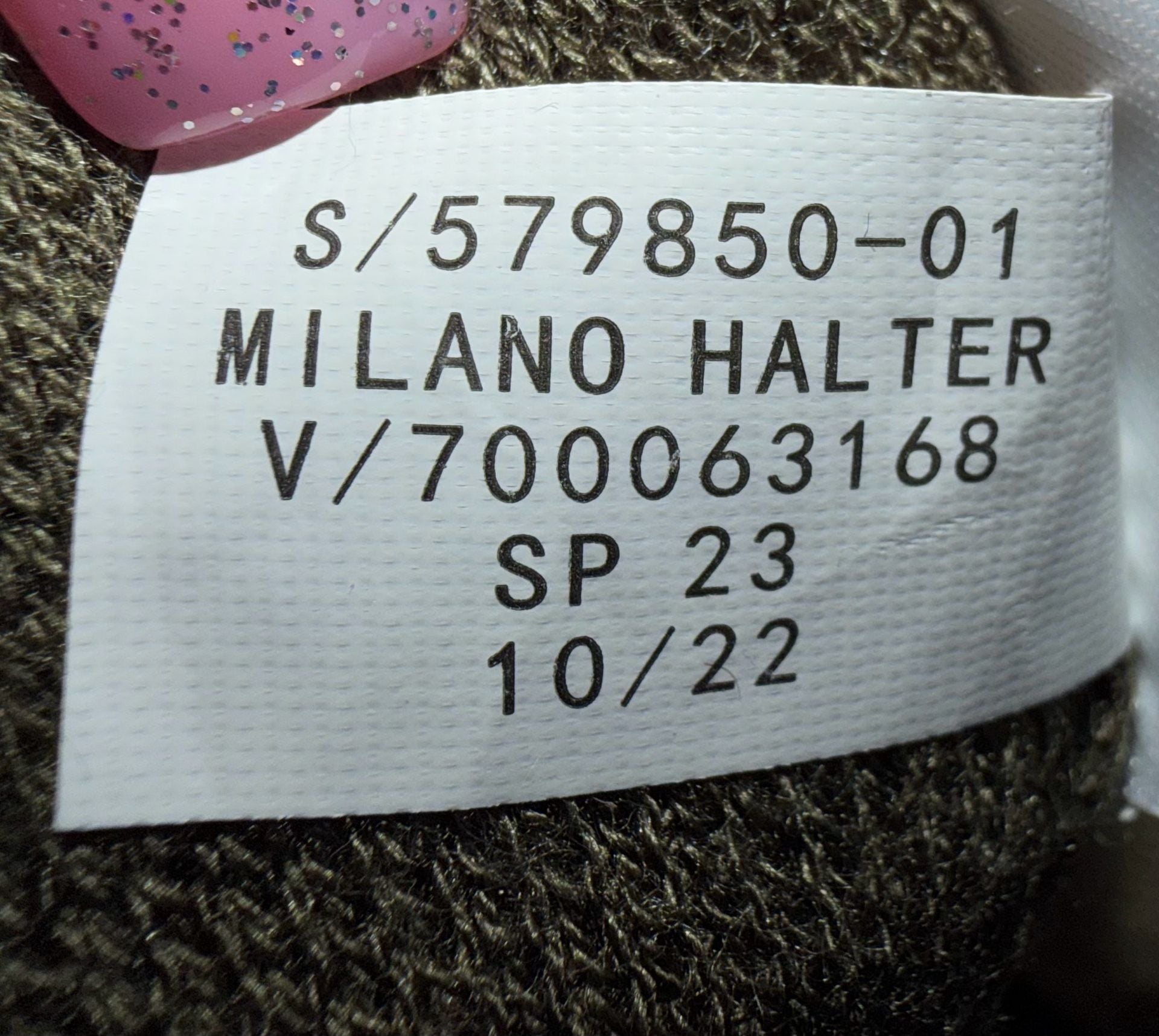 Banana Republic Milano Halter Knit Tank Top – Olive Green, Small 6