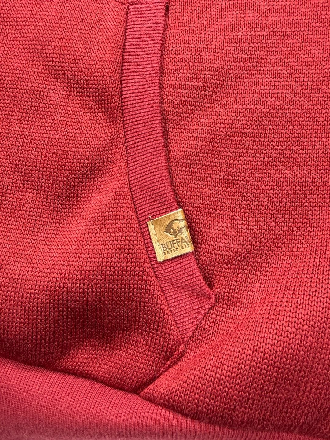Buffalo David Bitton Full Zip Sherpa Lined Hoodie XL Red Vintage Collection 5