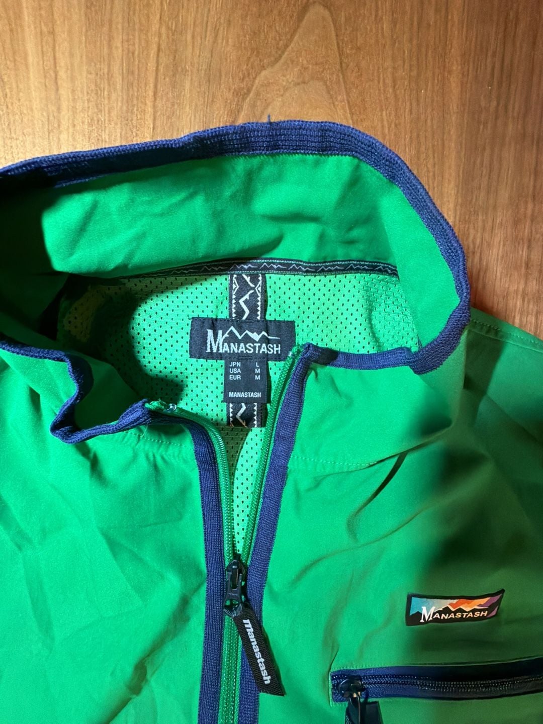Manastash Anorak Jacket Size Usa M / Jpn L Green Half Zip Pullover 3