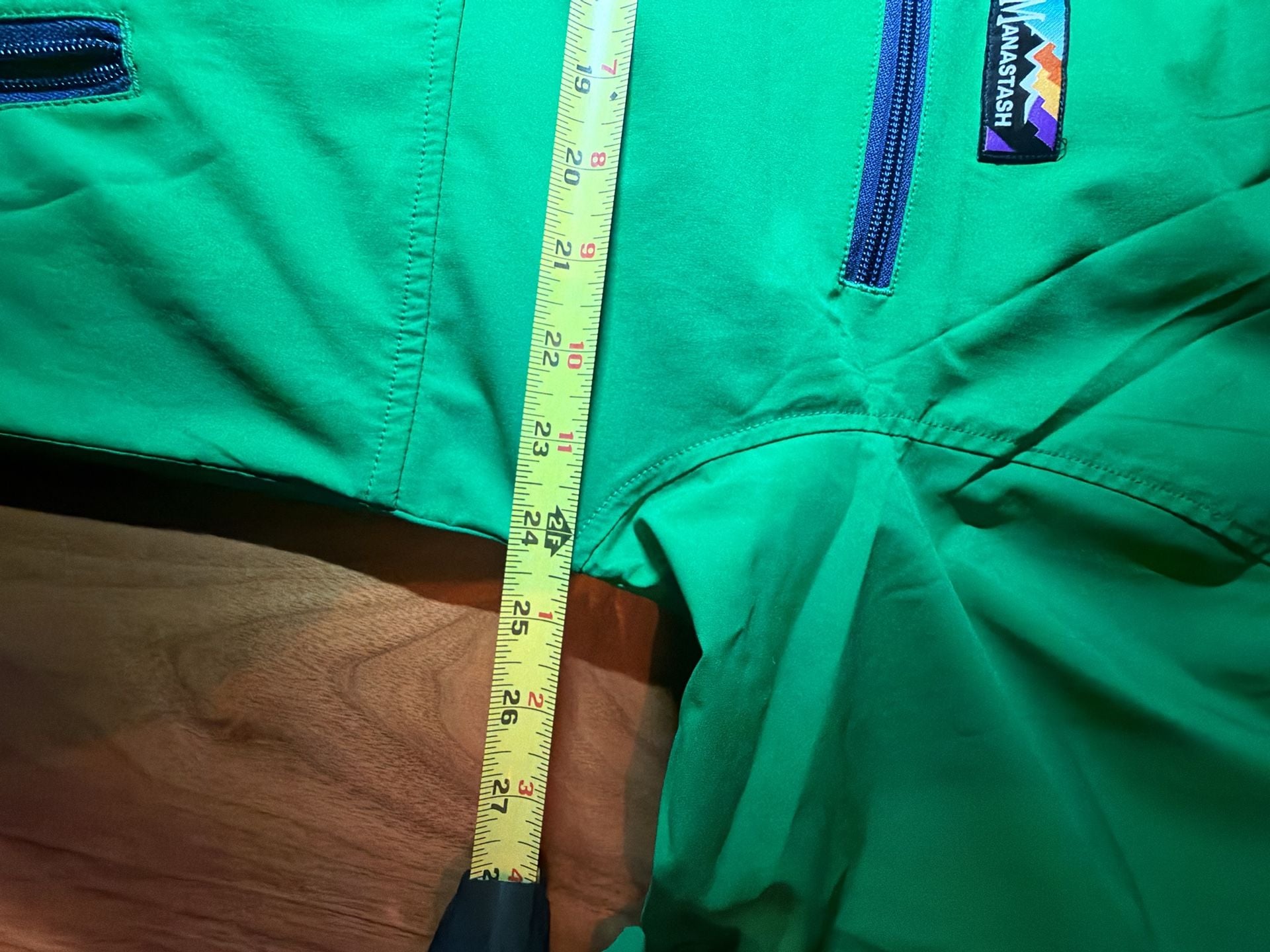Manastash Anorak Jacket Size Usa M / Jpn L Green Half Zip Pullover 6
