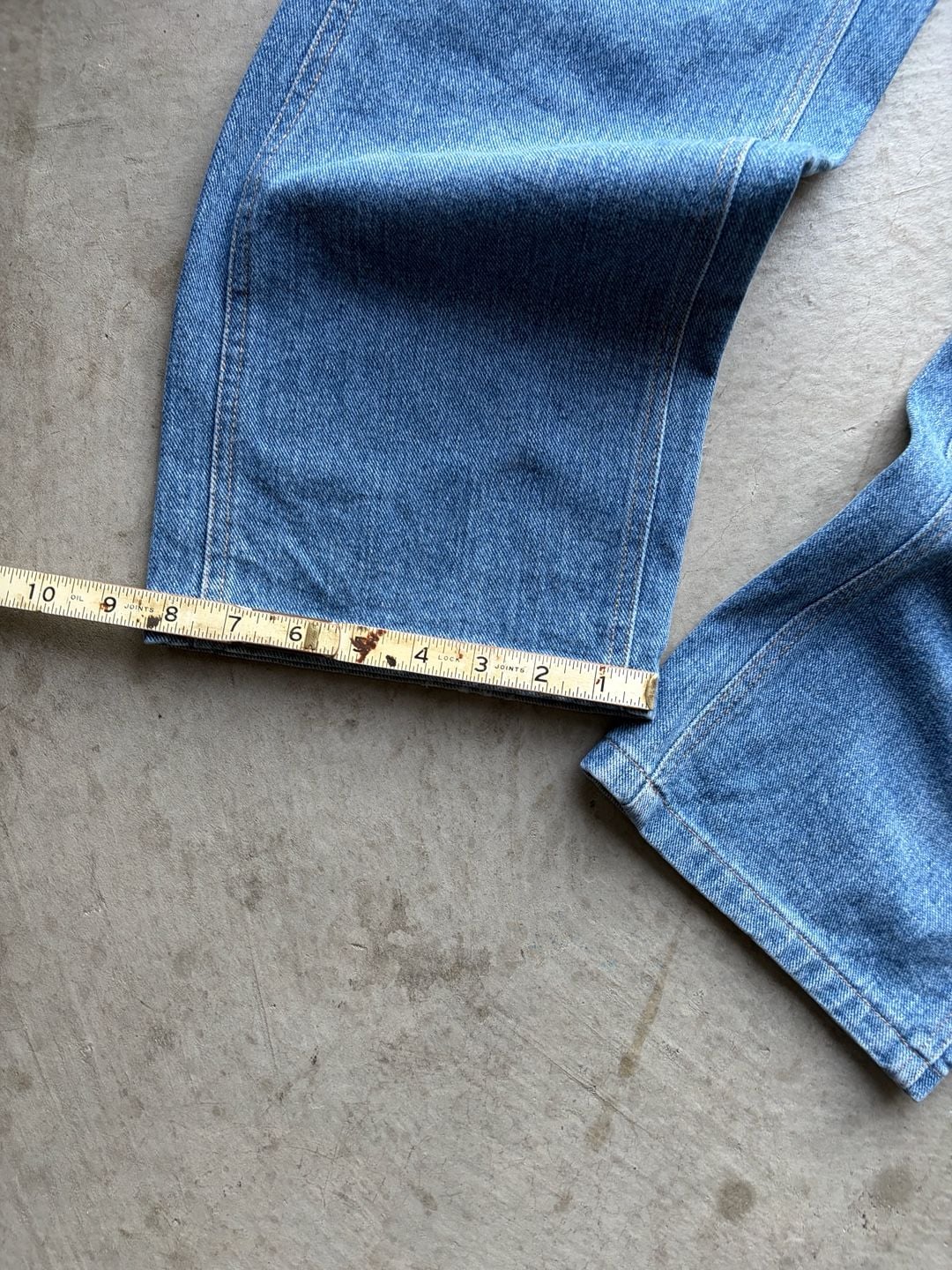 Nautica Jeans Co. Carpenter Pants Size 33x30 Blue Loose Fit Denim 8