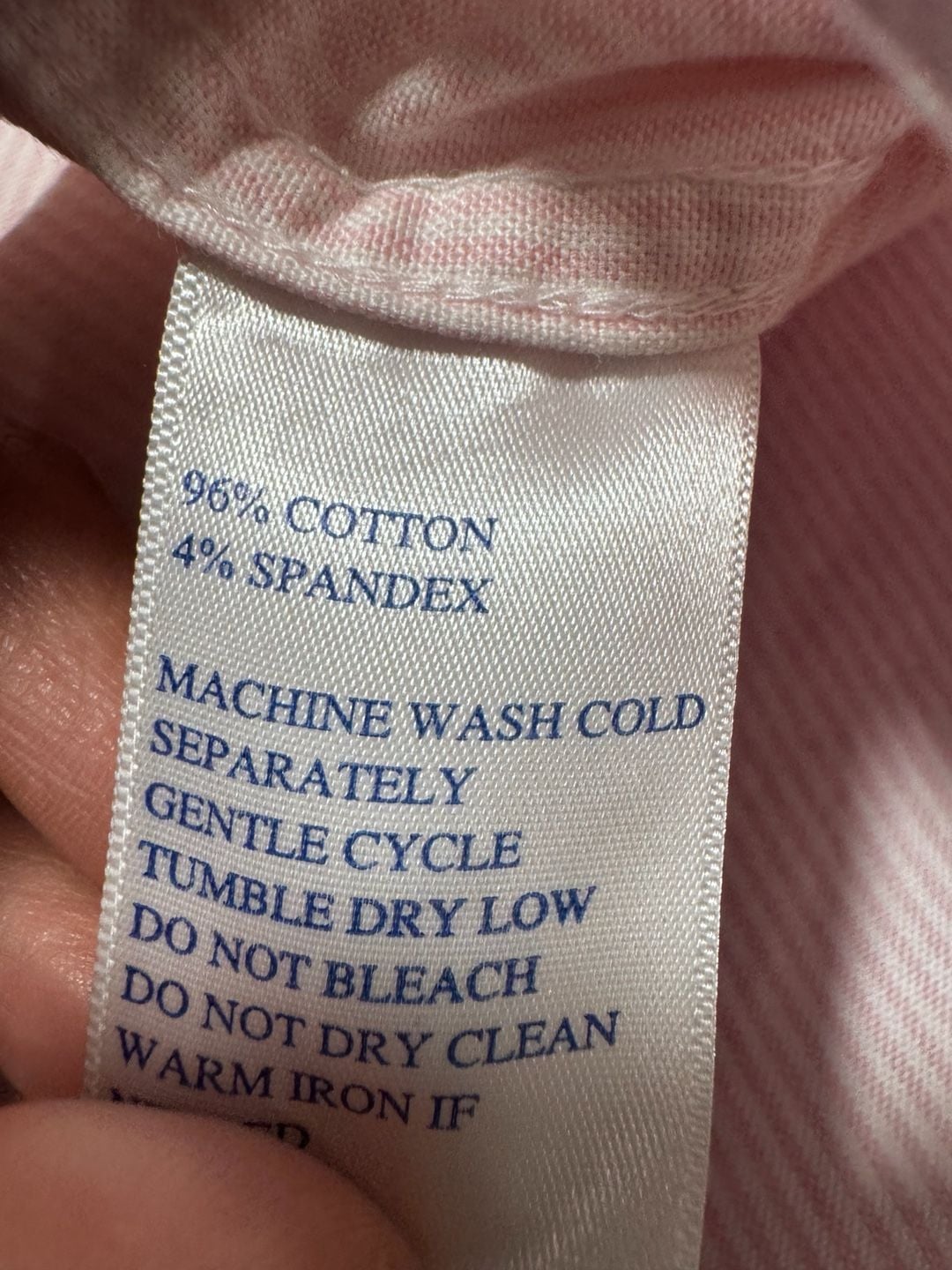Southern Tide Women’s Half Button Popover Shirt Size L Pink Stripe 7