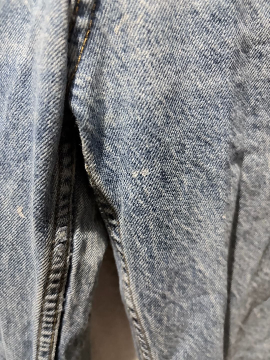 Zara High Rise Straight Leg Jeans Blue 8