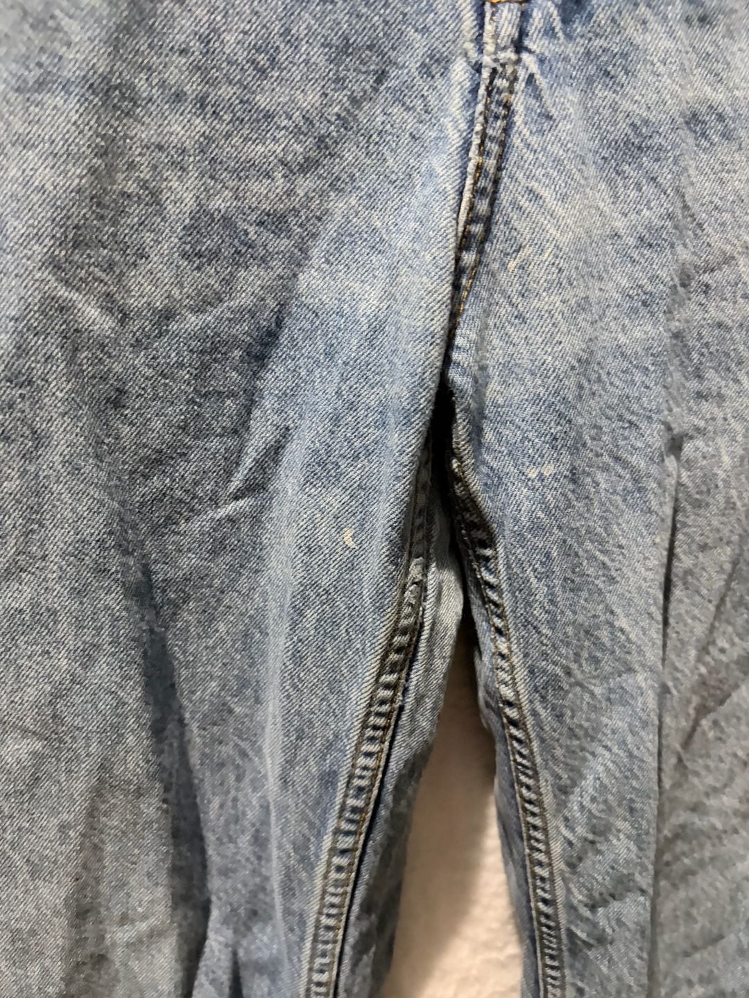 Zara High Rise Straight Leg Jeans Blue 9