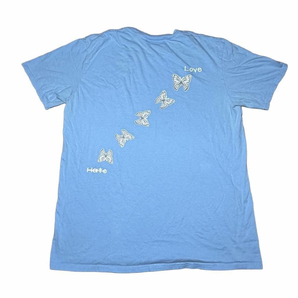 Blind Havoc Graphic T-Shirt Size L Blue 3