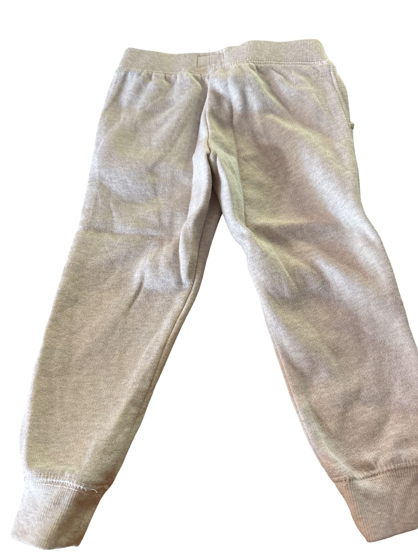 OshKosh B'gosh Jogger Pants Size 3T Pink Fleece Heart Detail 3
