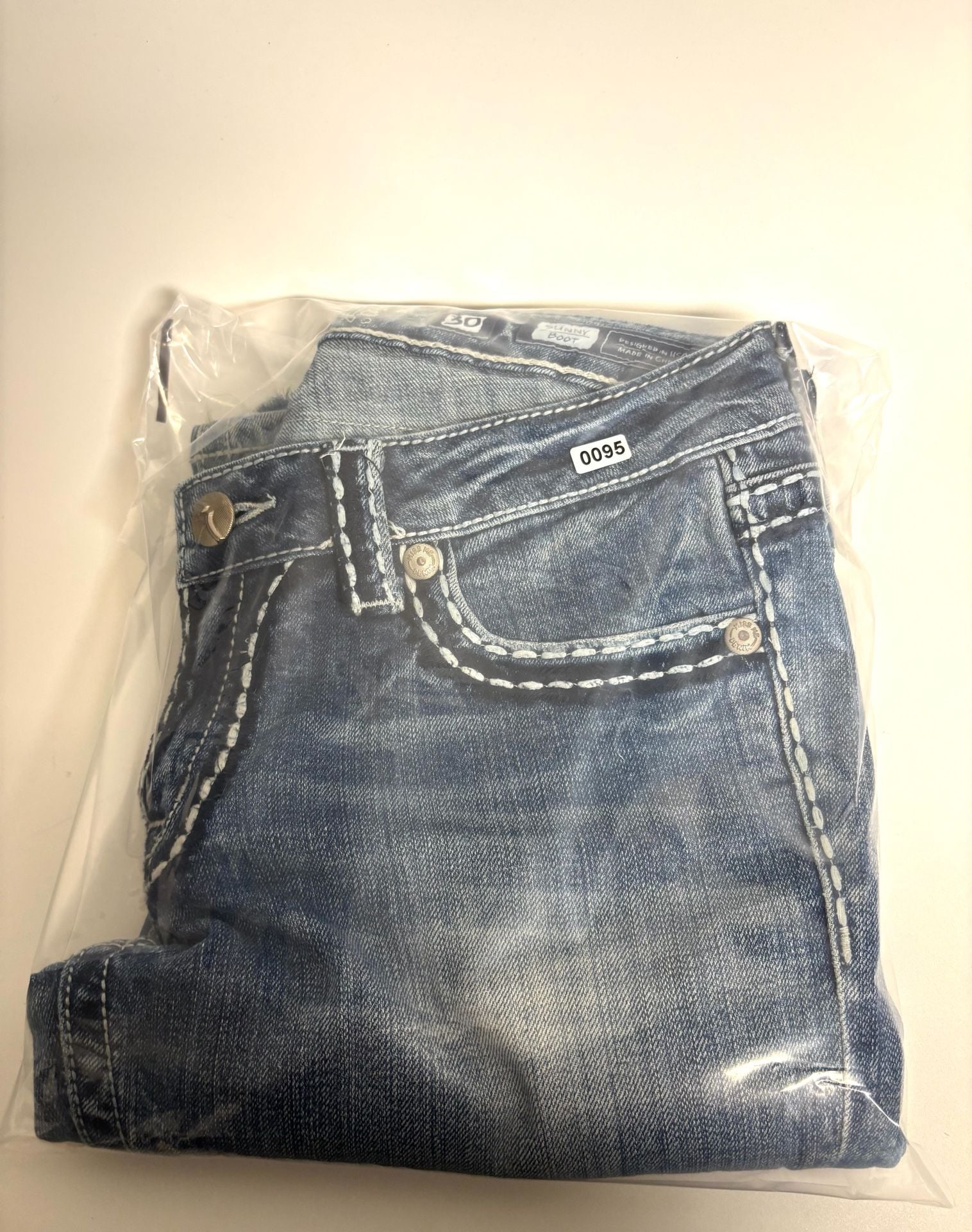 Miss Me Sunny Boot Jeans Size 30 Rollingwood Blue Denim Bootcut 12