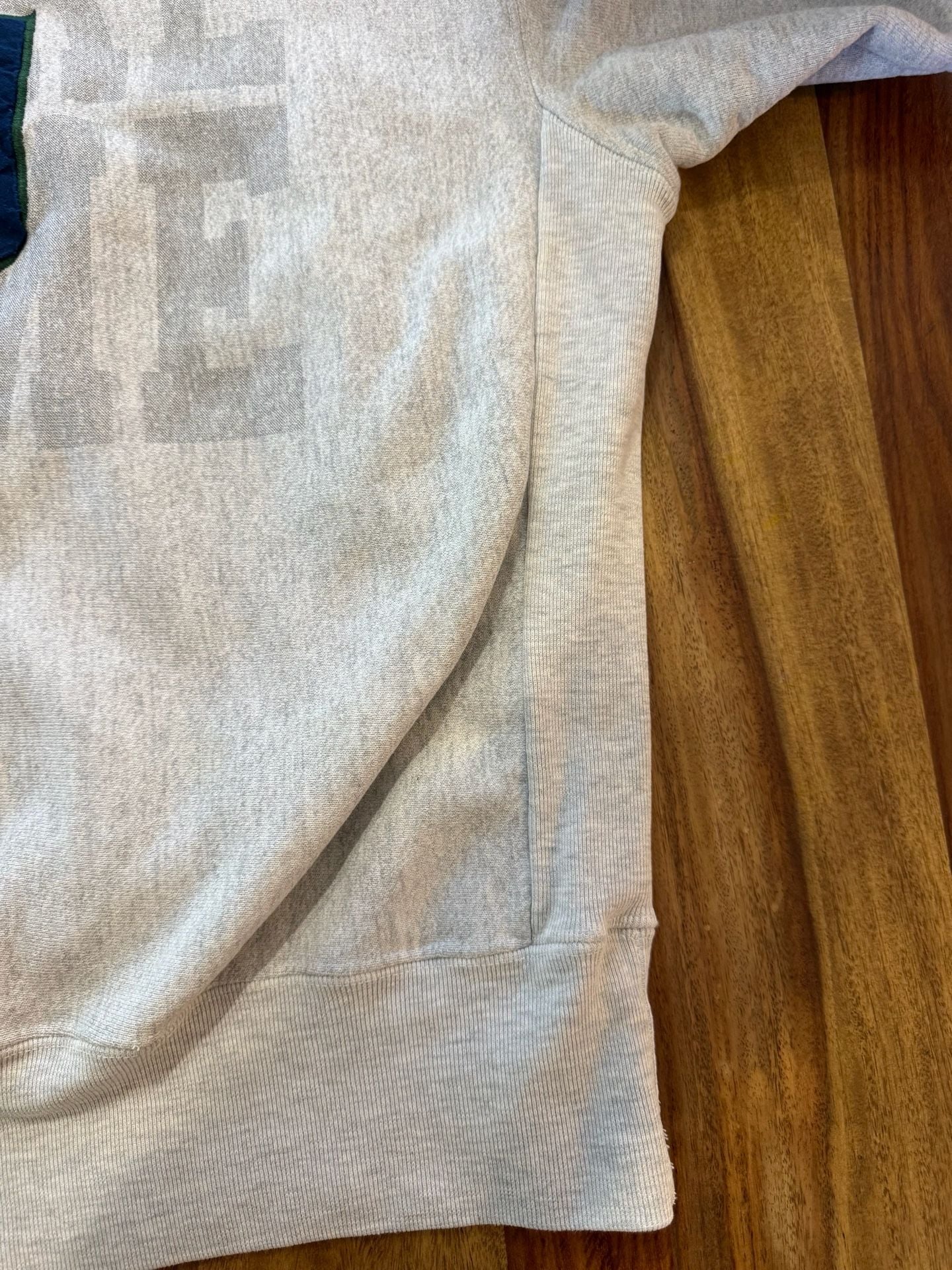 Vintage Notre Dame Sweatshirt Size Large Grey-Made in USA 4