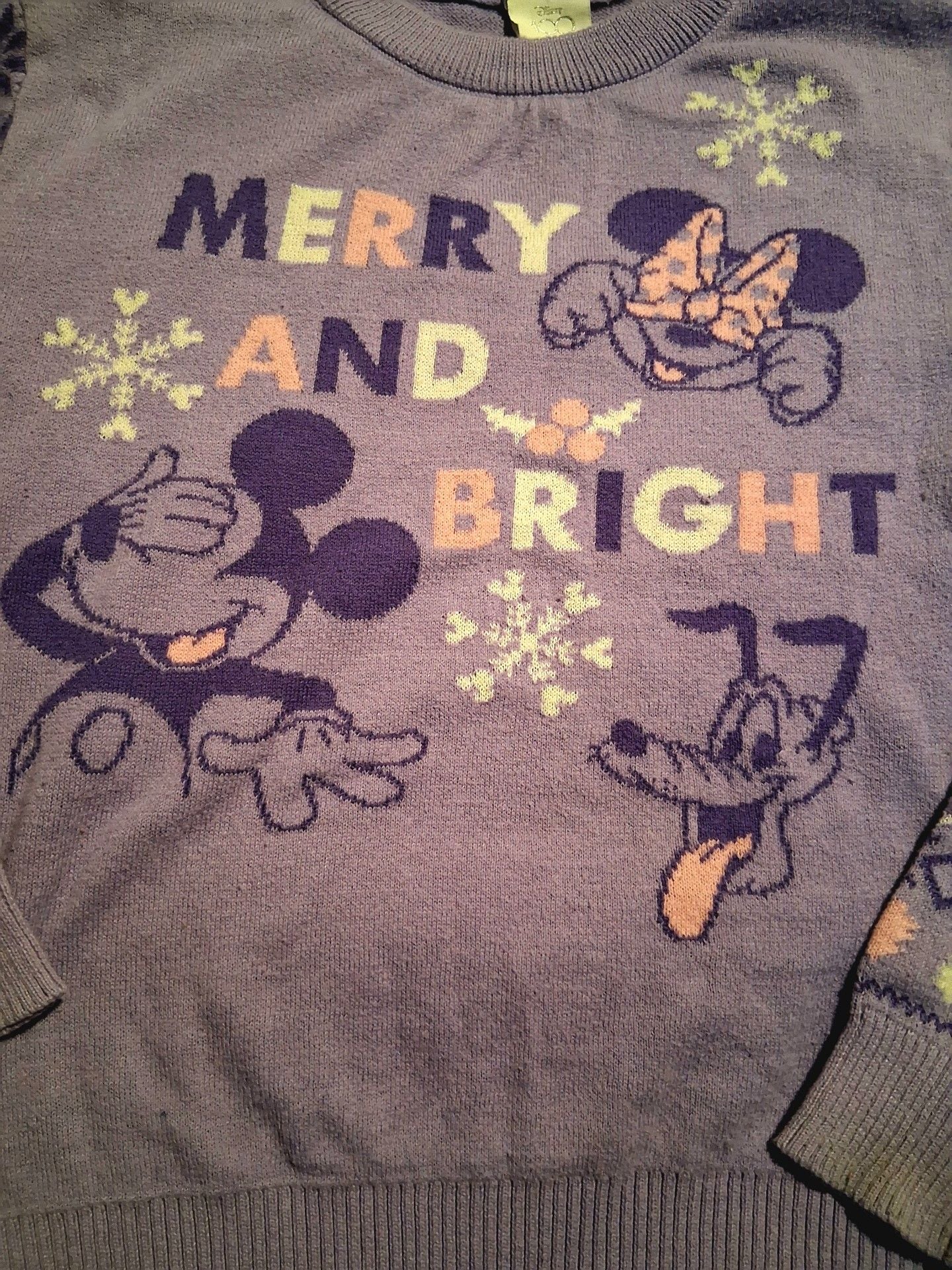 Disney Merry and Bright Sweater Purple 2