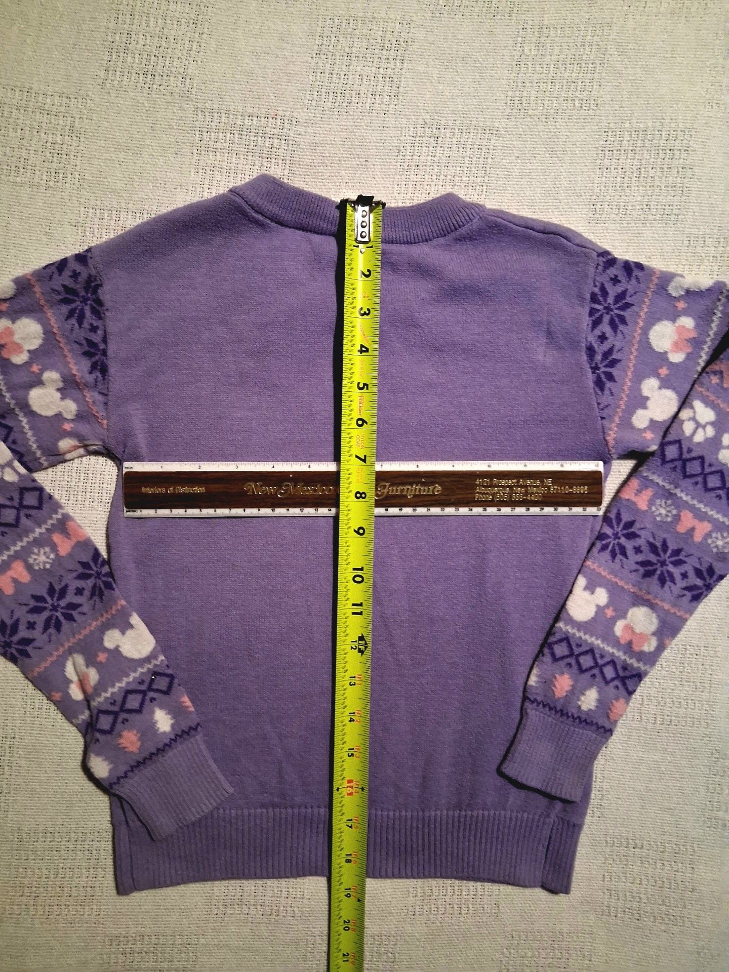 Disney Merry and Bright Sweater Purple 7
