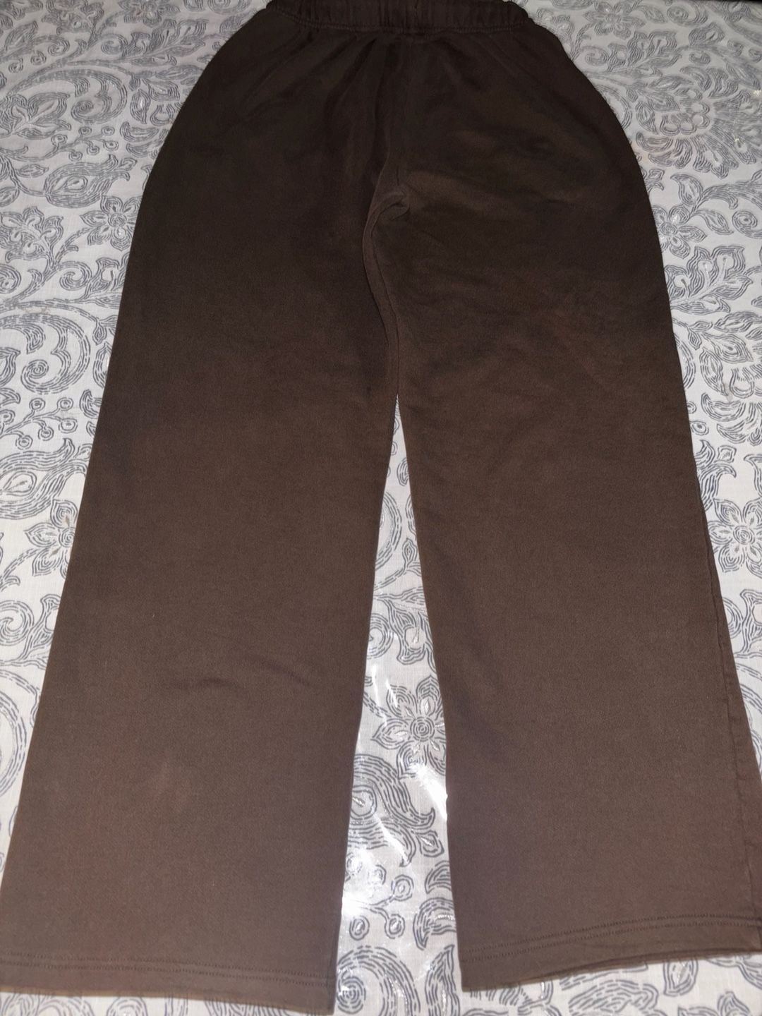 Alo Yoga Accolade Straight Leg Sweatpants Size M Dark Chocolate Brown 7