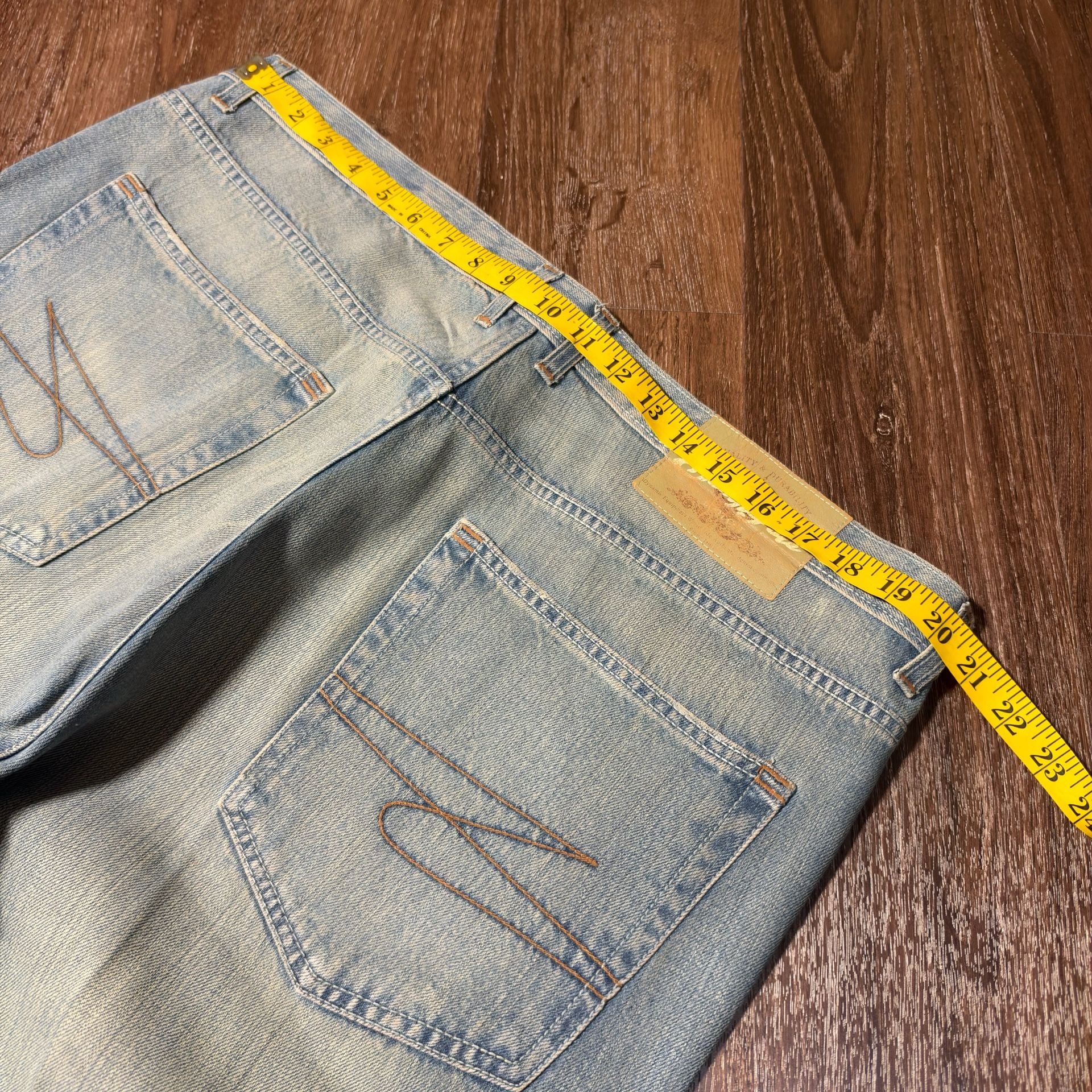 Bootcut Southpole Jeans Size 42 Light Wash Blue Denim Y2K Baggy Streetwear 7