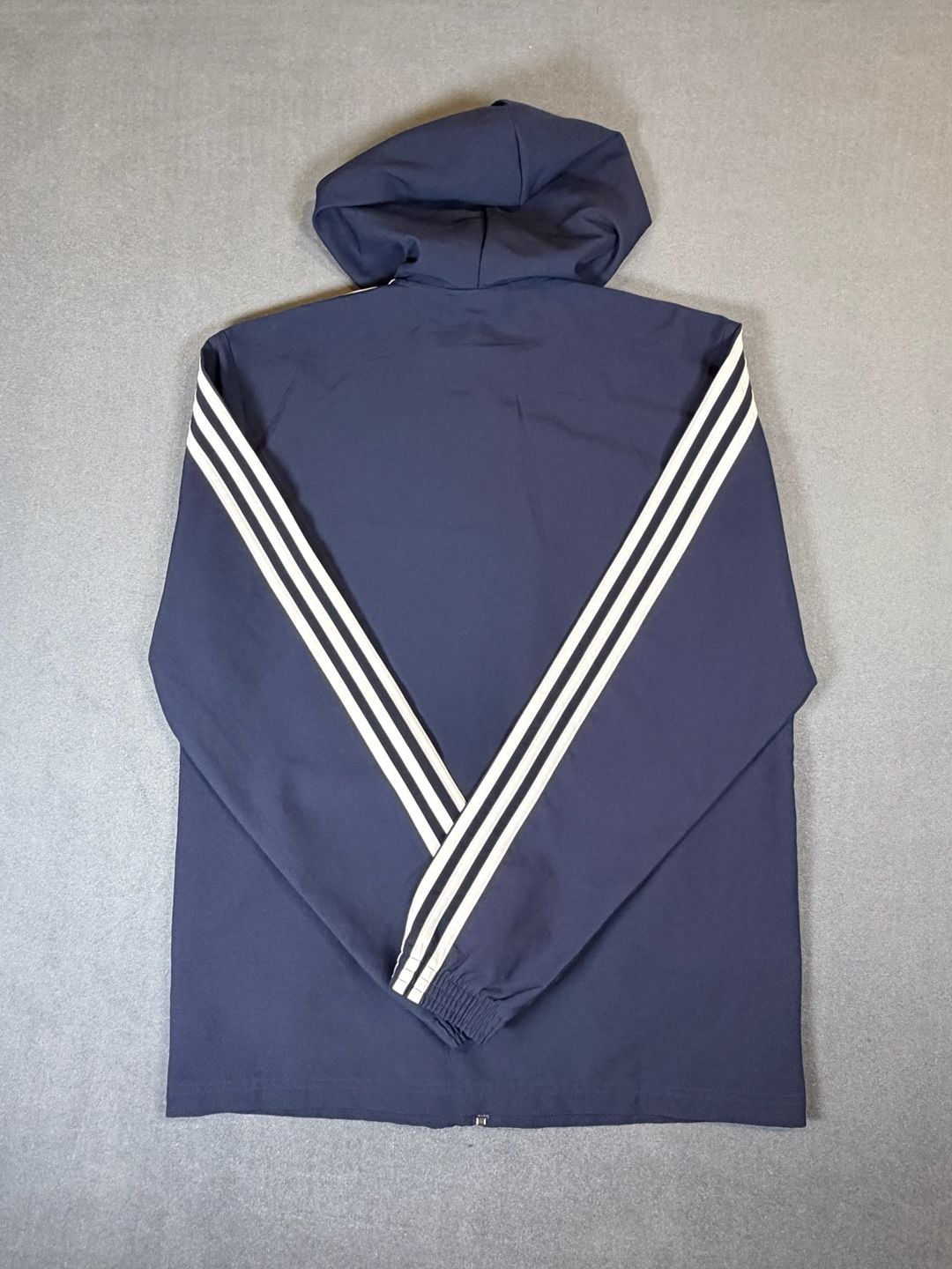 Adidas Essentials 3-Stripes Woven Windbreaker Jacket Navy Blue Men’s S 6