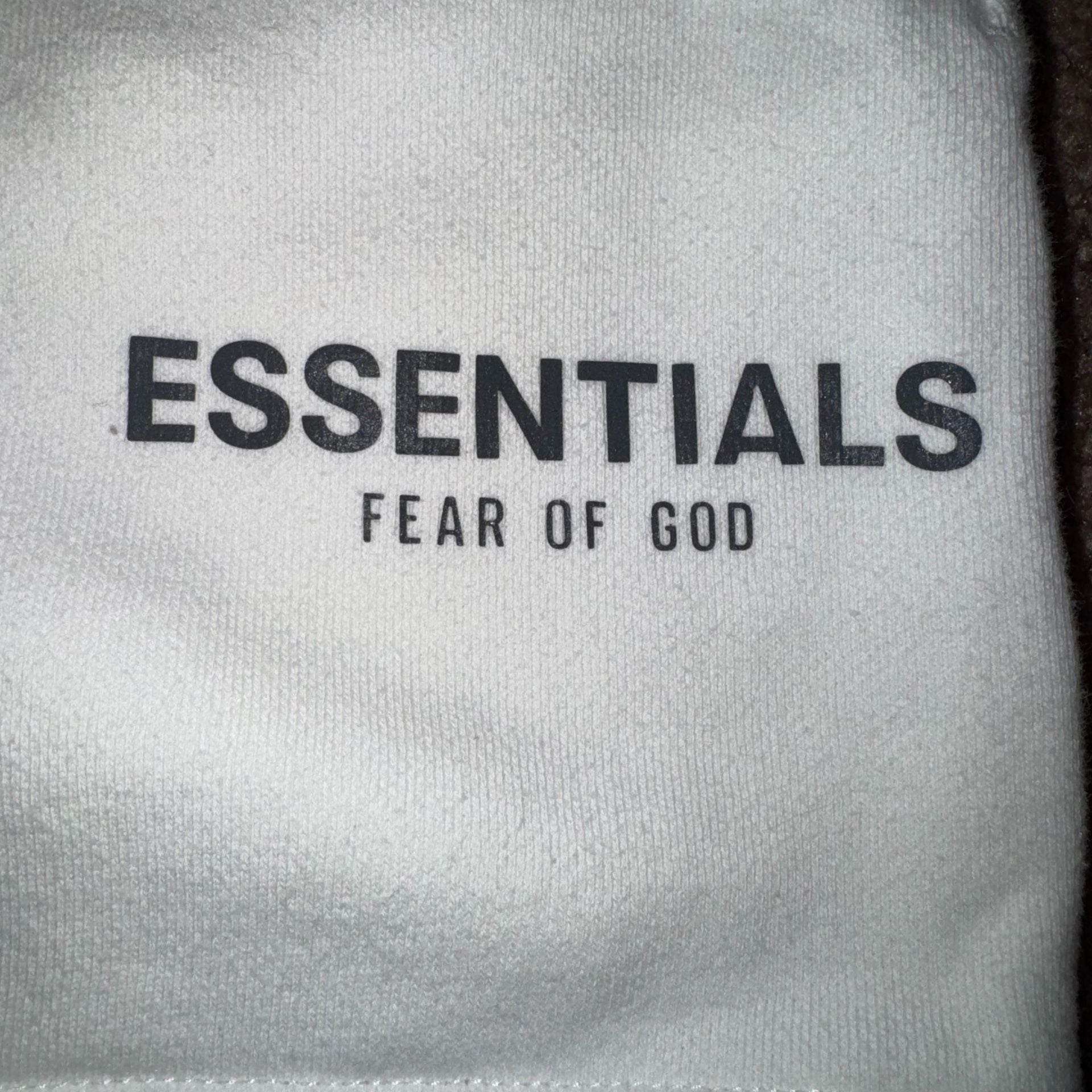 Fear Of God Essentials Fleece Sweat Shorts Size M White 4