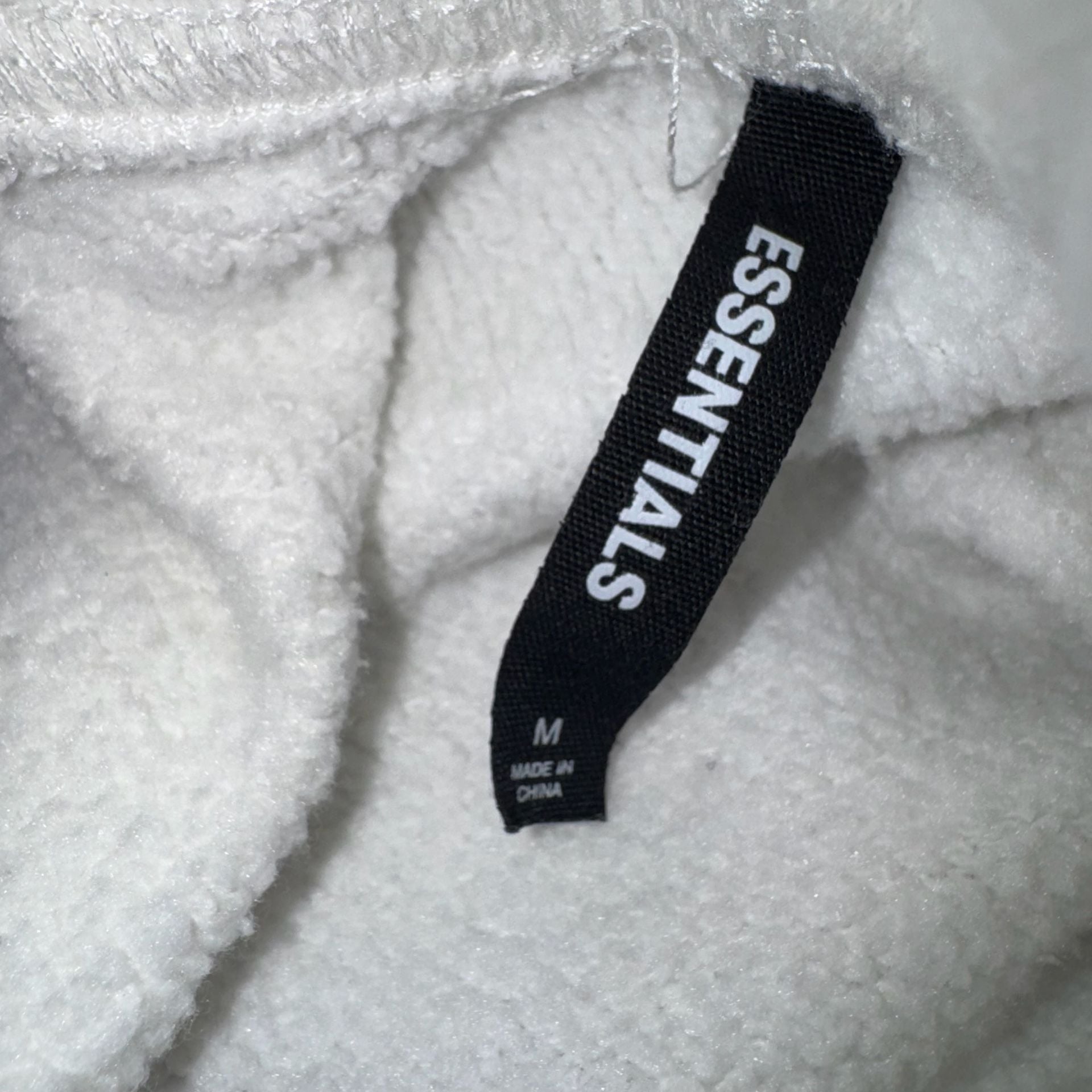 Fear Of God Essentials Fleece Sweat Shorts Size M White 6