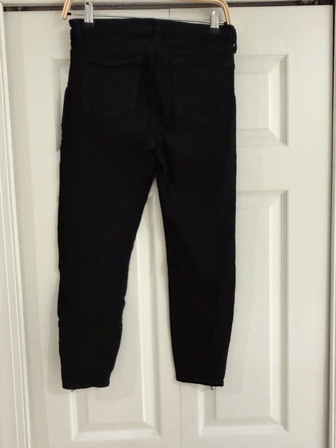 L'Agence Skinny Jeans Size 28 Black Ankle Zippers 6