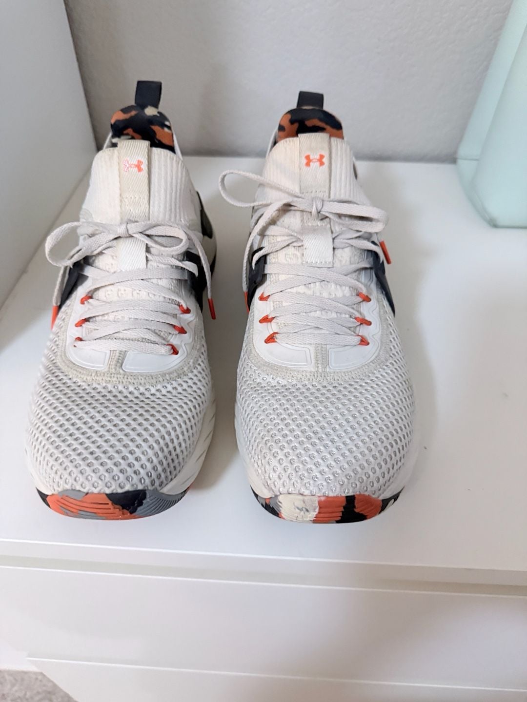 Under Armour Project Rock 4 Size 12 Stone Marble Training Shoes 2