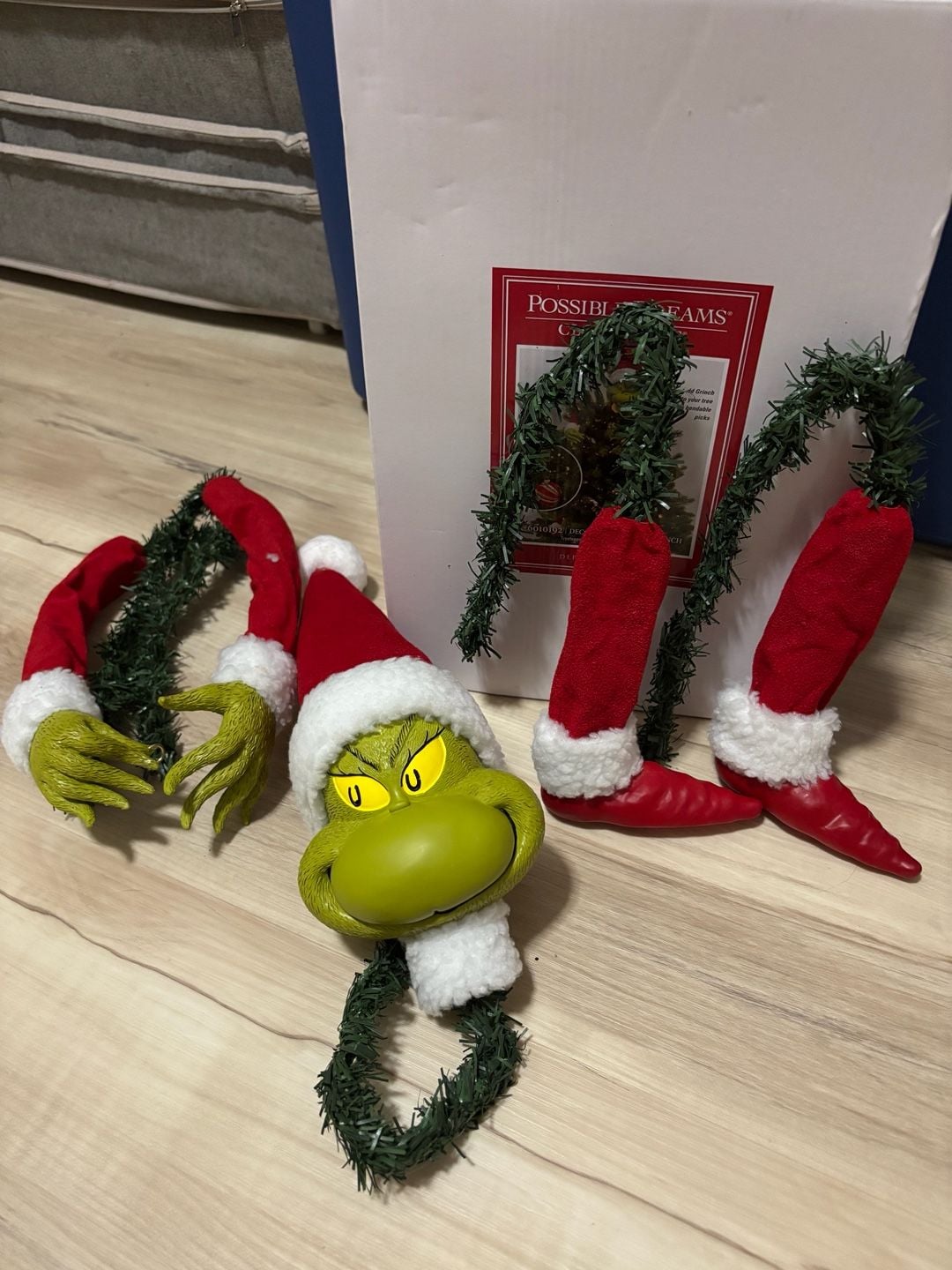 Possible Dreams Grinch In A Cinch Tree Topper 2