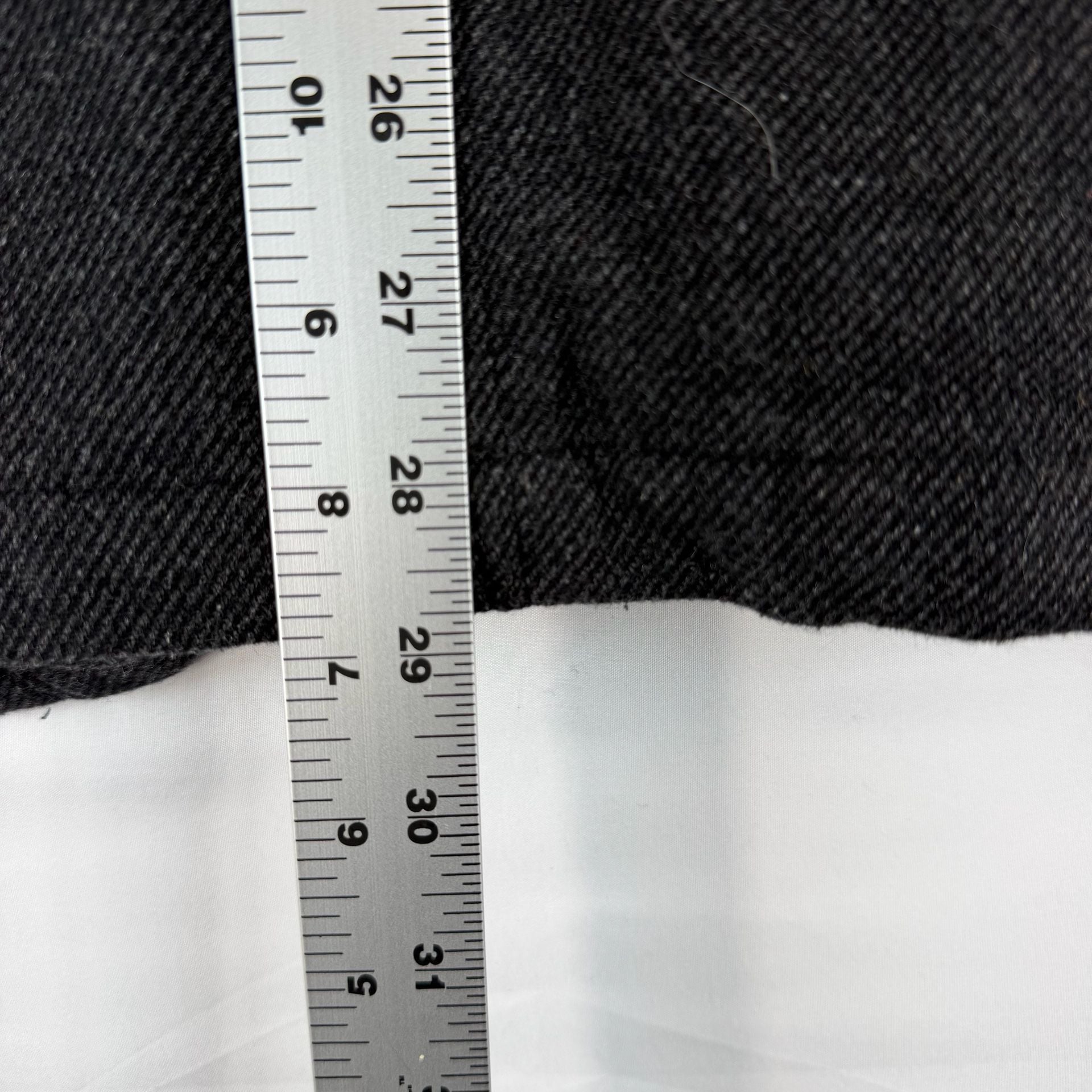 Calvin Klein Mens L Wool Blend Field Jacket Charcoal Gray Utility Coat 7