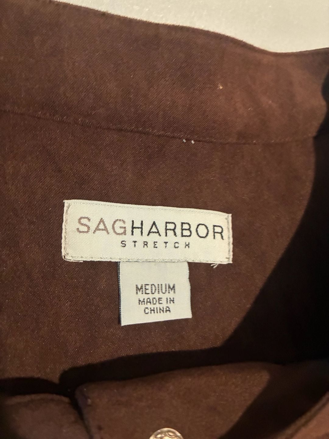 Womens Sag Harbor Stretch Embellished Jacket Shirt-L 4