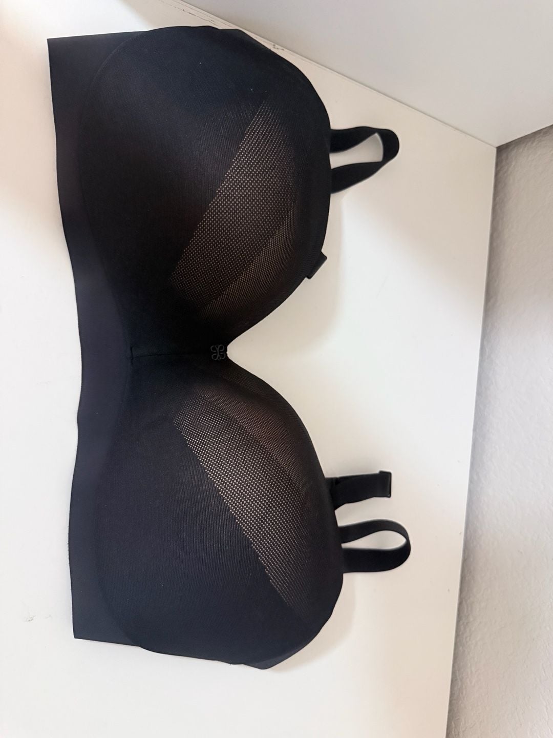 Honeylove Bra Size 36DD(E) Black Strapless Mesh Contour Support 2