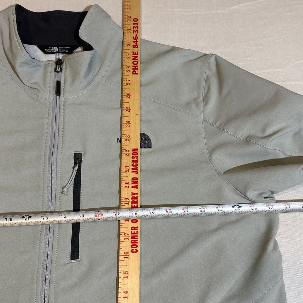 The North Face WindWall Softshell Grey Jacket Size XXL 5