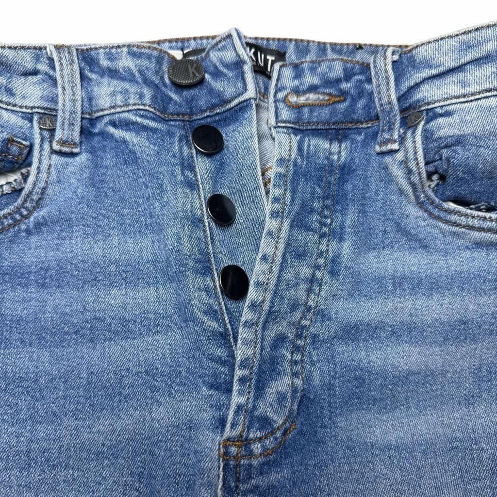 Kut From The Kloth Rosa Jeans Modern Wide Leg Jeans Blue Denim 5