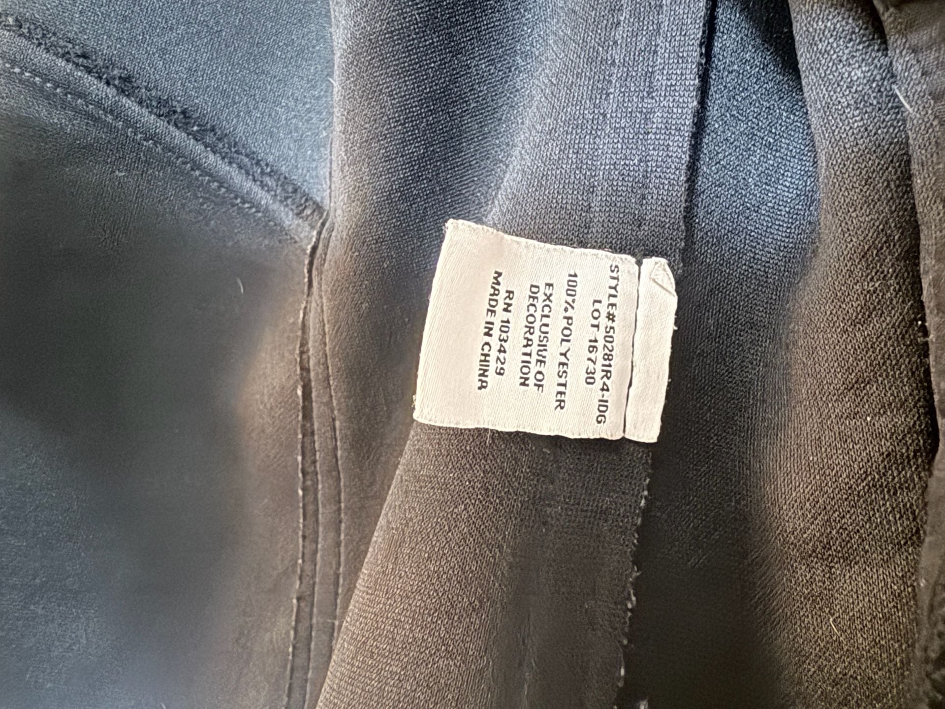 Evereve Moto Jacket Size M Black Vegan Suede Biker Zip Up 4