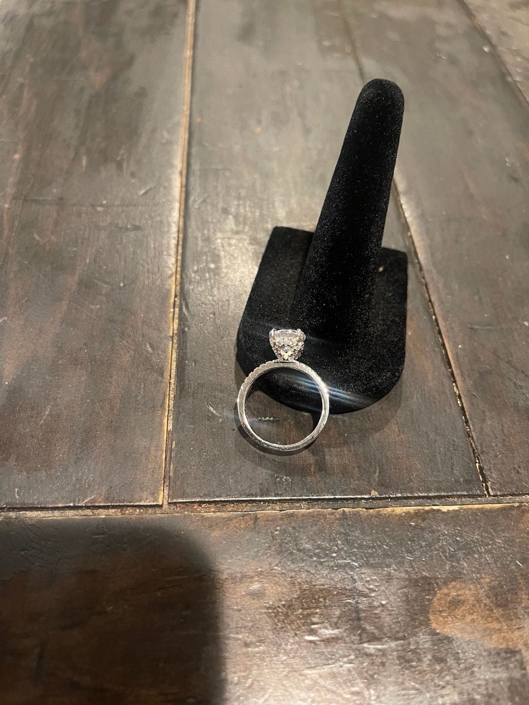 Unbranded Oval Solitaire Ring Silver S925 7