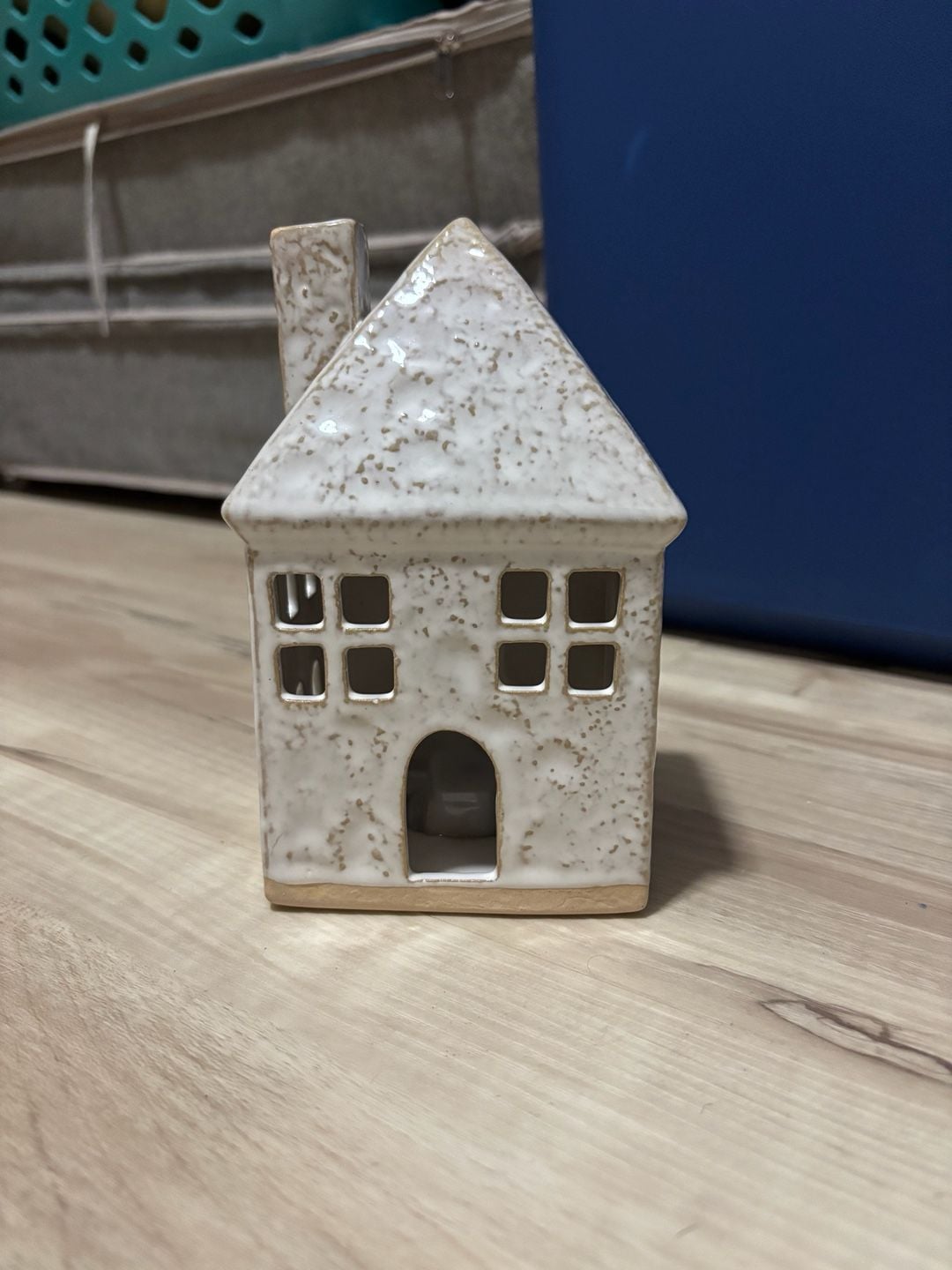 Target Wondershop Ceramic Village House Tea Light Holder 1