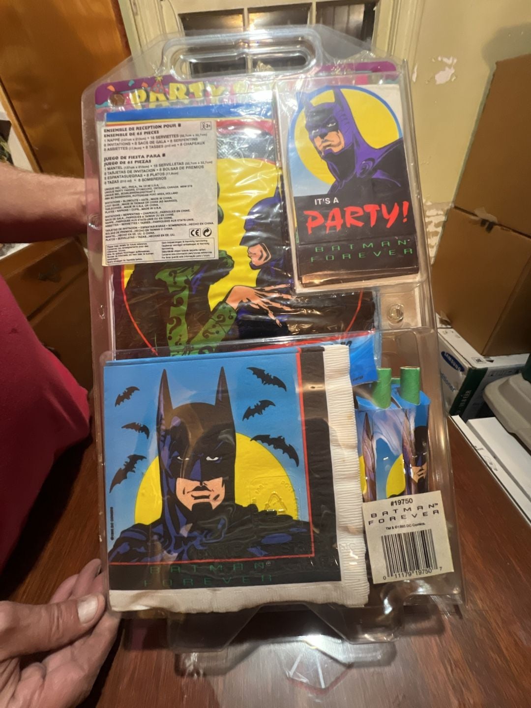 Unique Vintage 1995 Batman Forever 65-Piece Party Pack Set Sealed 2