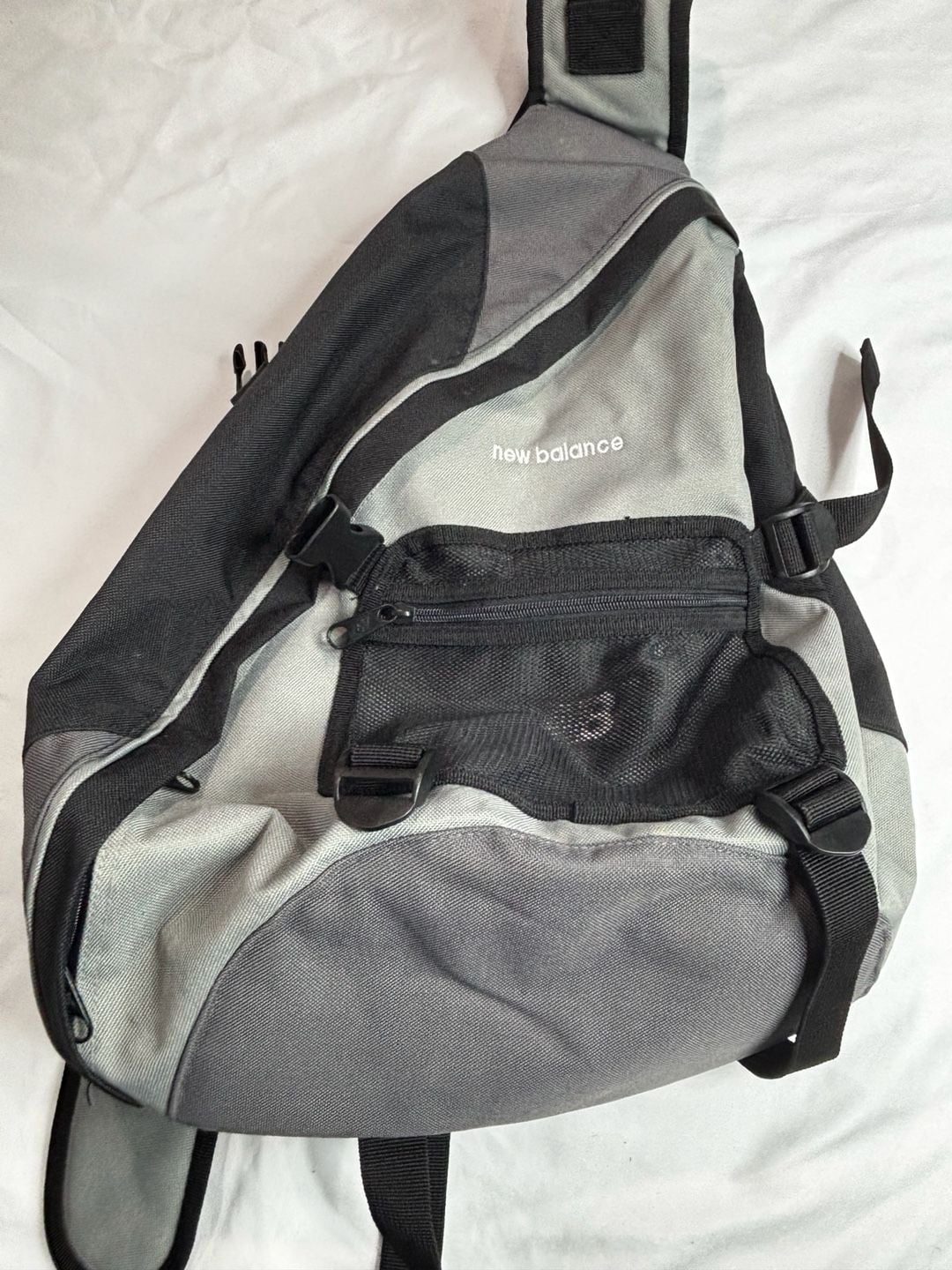 New Balance Sling Backpack Bag Gray 2