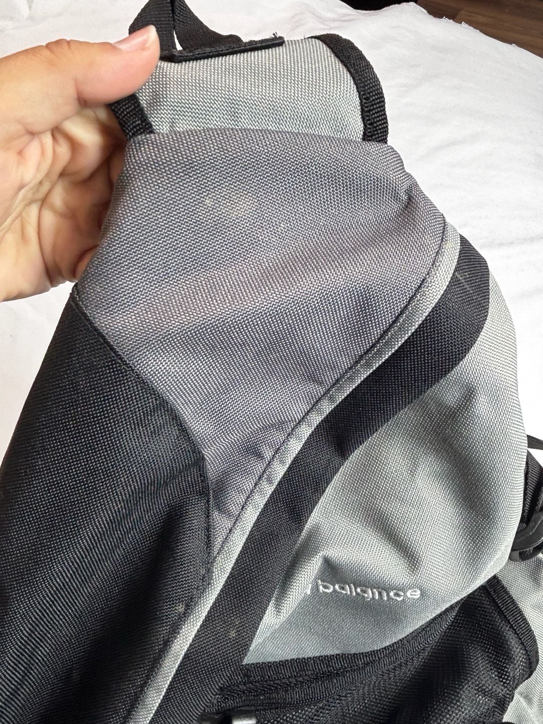 New Balance Sling Backpack Bag Gray 6