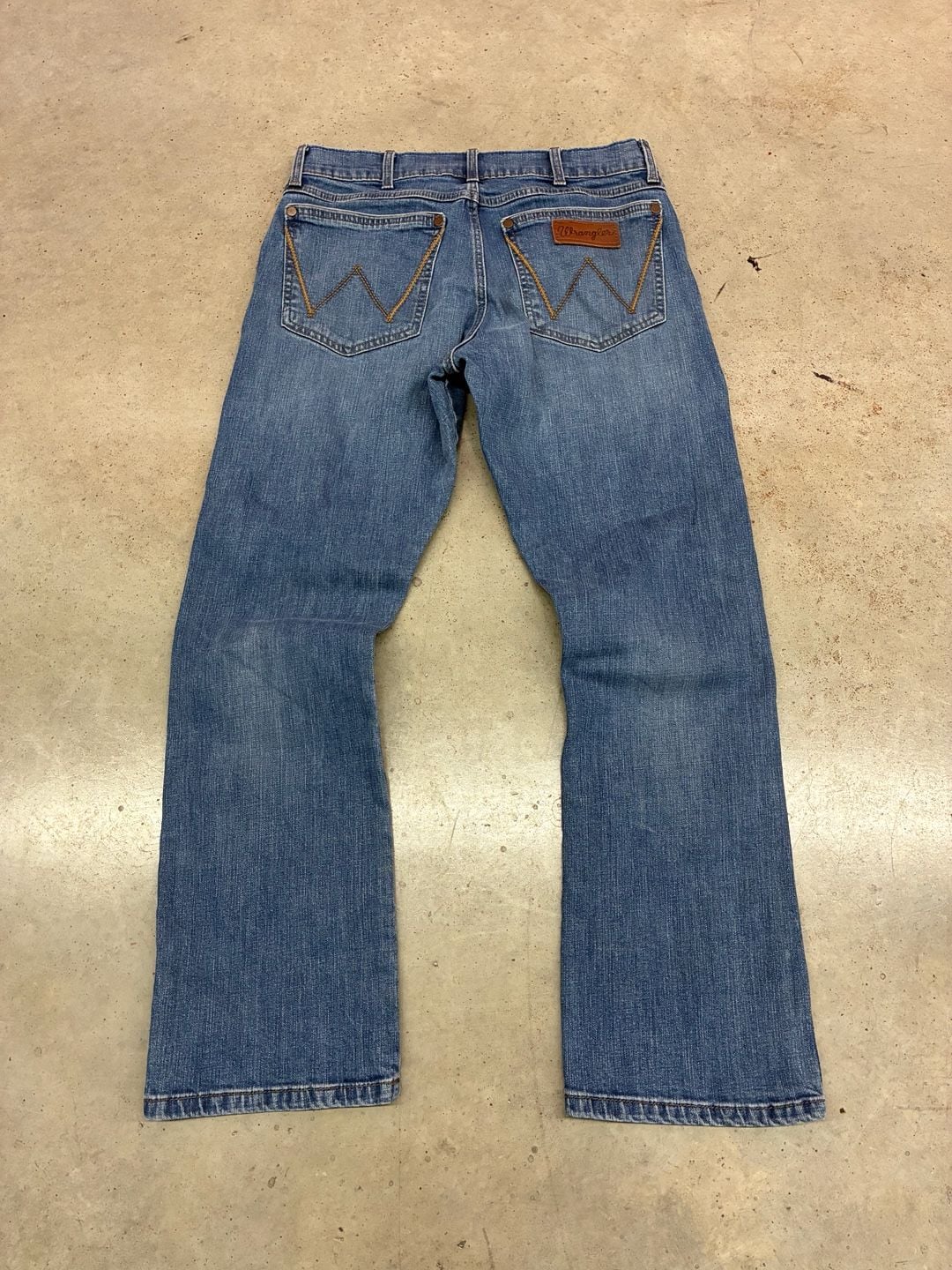 Wrangler Retro Slim Boot Jeans Size 30x30 Blue Denim 11
