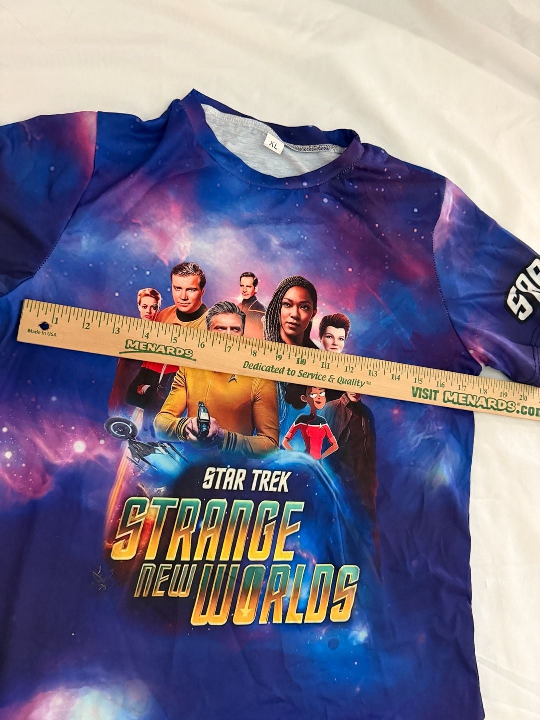 Star Trek Strange New Worlds Graphic T-Shirt XL Tee RUN SMALL see below  7