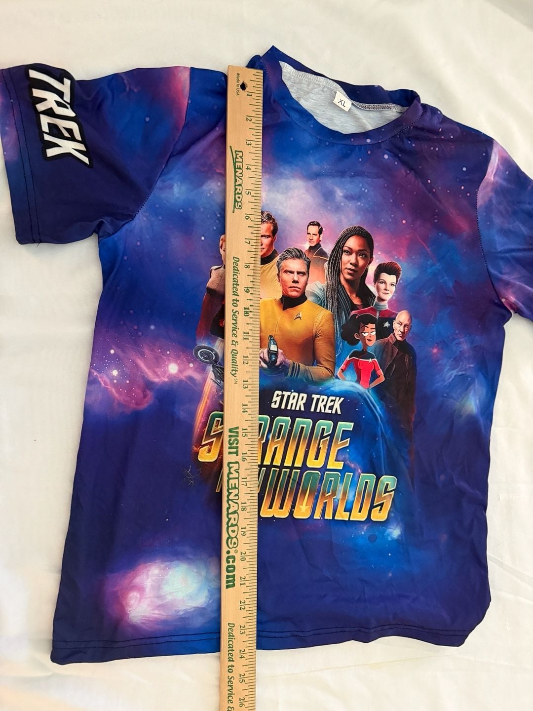 Star Trek Strange New Worlds Graphic T-Shirt XL Tee RUN SMALL see below  8
